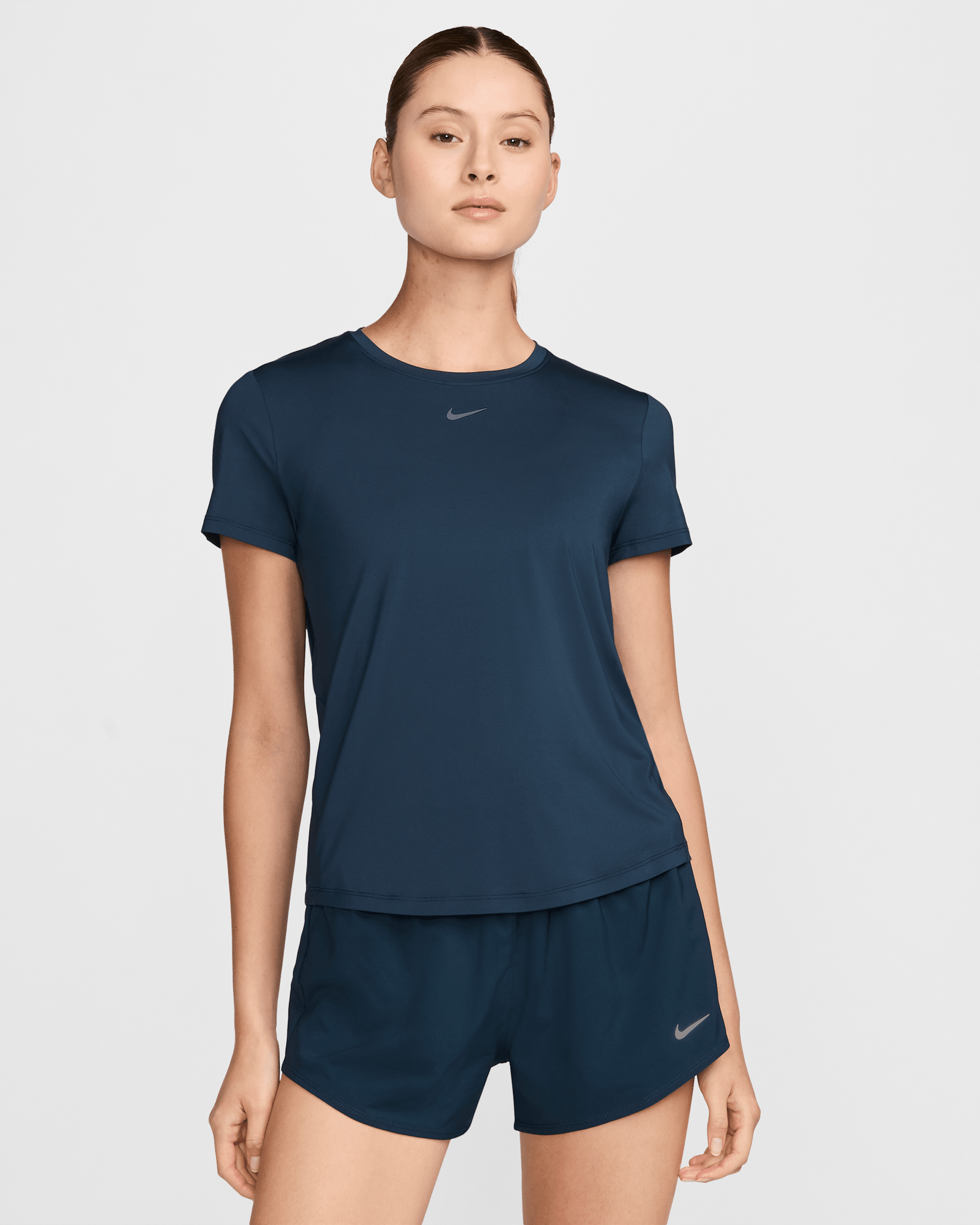 Nike One Classic Women's Dri-FIT Short-Sleeve Top - Armoury Navy/Black
