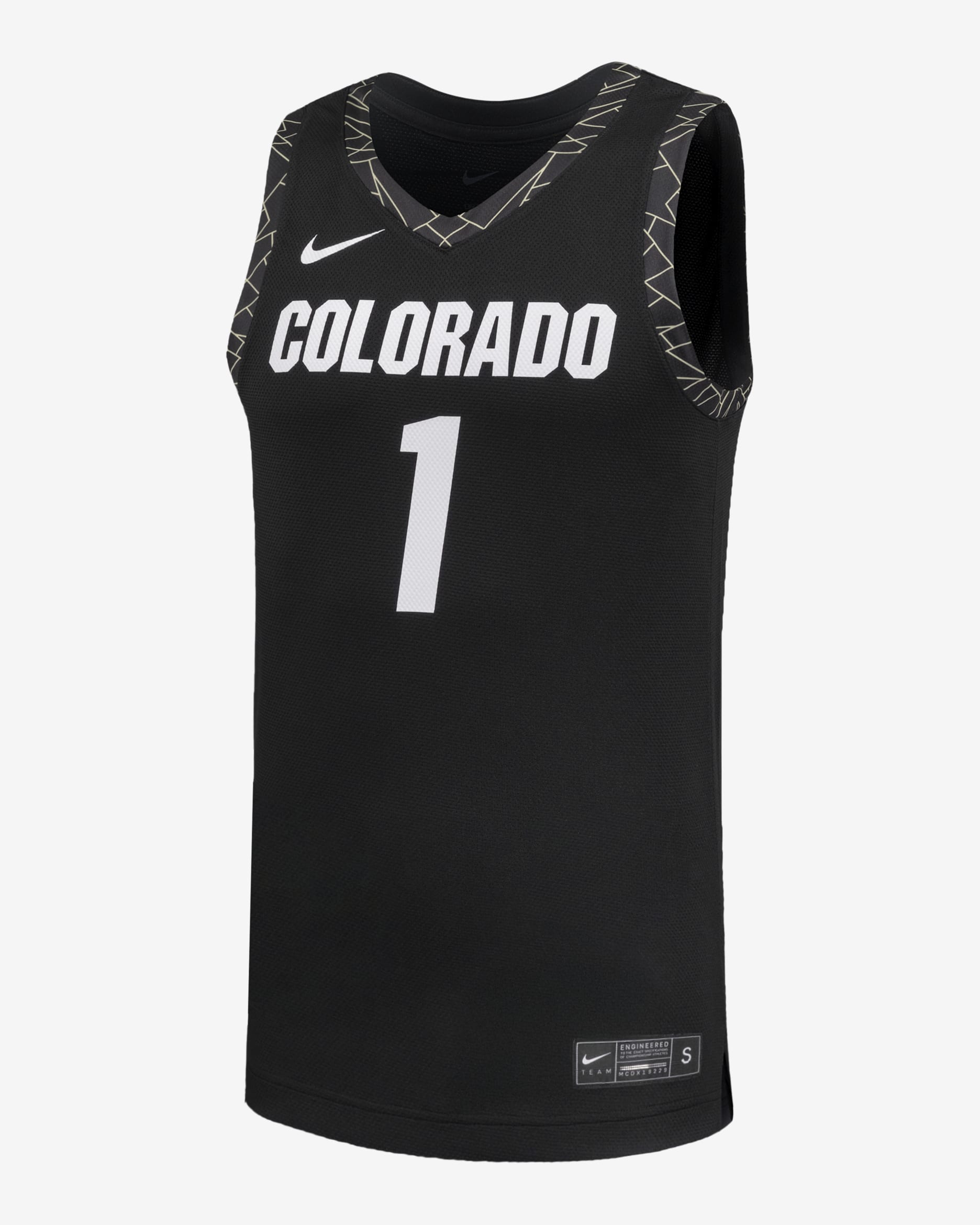Colorado Men's Basketball Nike College Replica Jersey - Black
