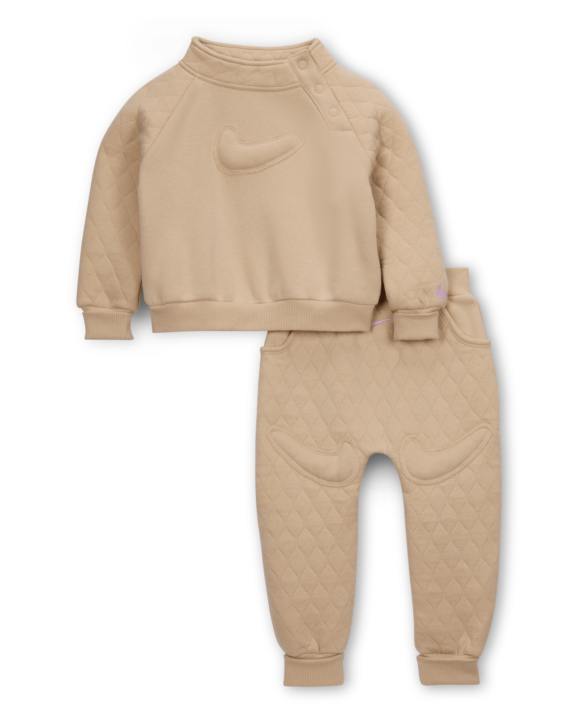 Nike Ready, Set! Baby (12-24M) 2-Piece Jogger Set - Sanddrift