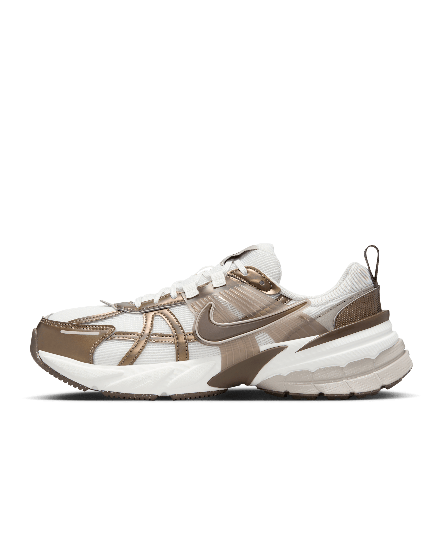 Nike V2K Run Women's Shoes - Mink Brown/Summit White/College Grey/Ironstone