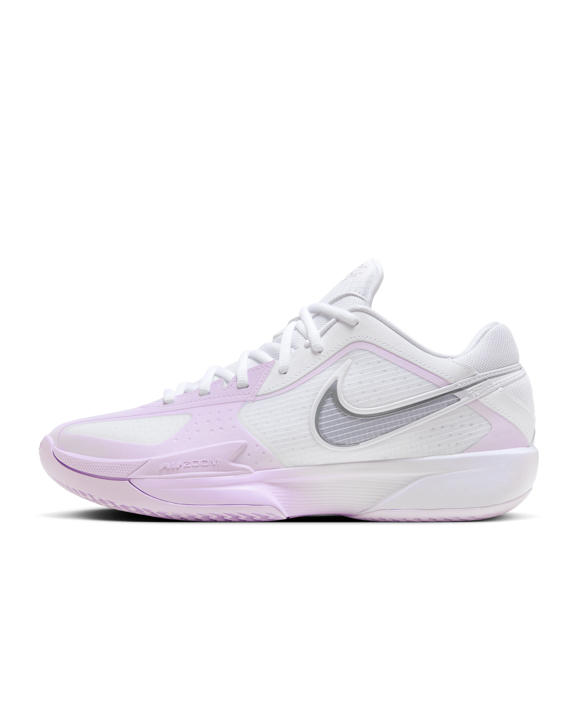 Nike G.T. Cut Cross EP Basketball Shoes - White/Barely Grape/Pink Foam/Light Smoke Grey