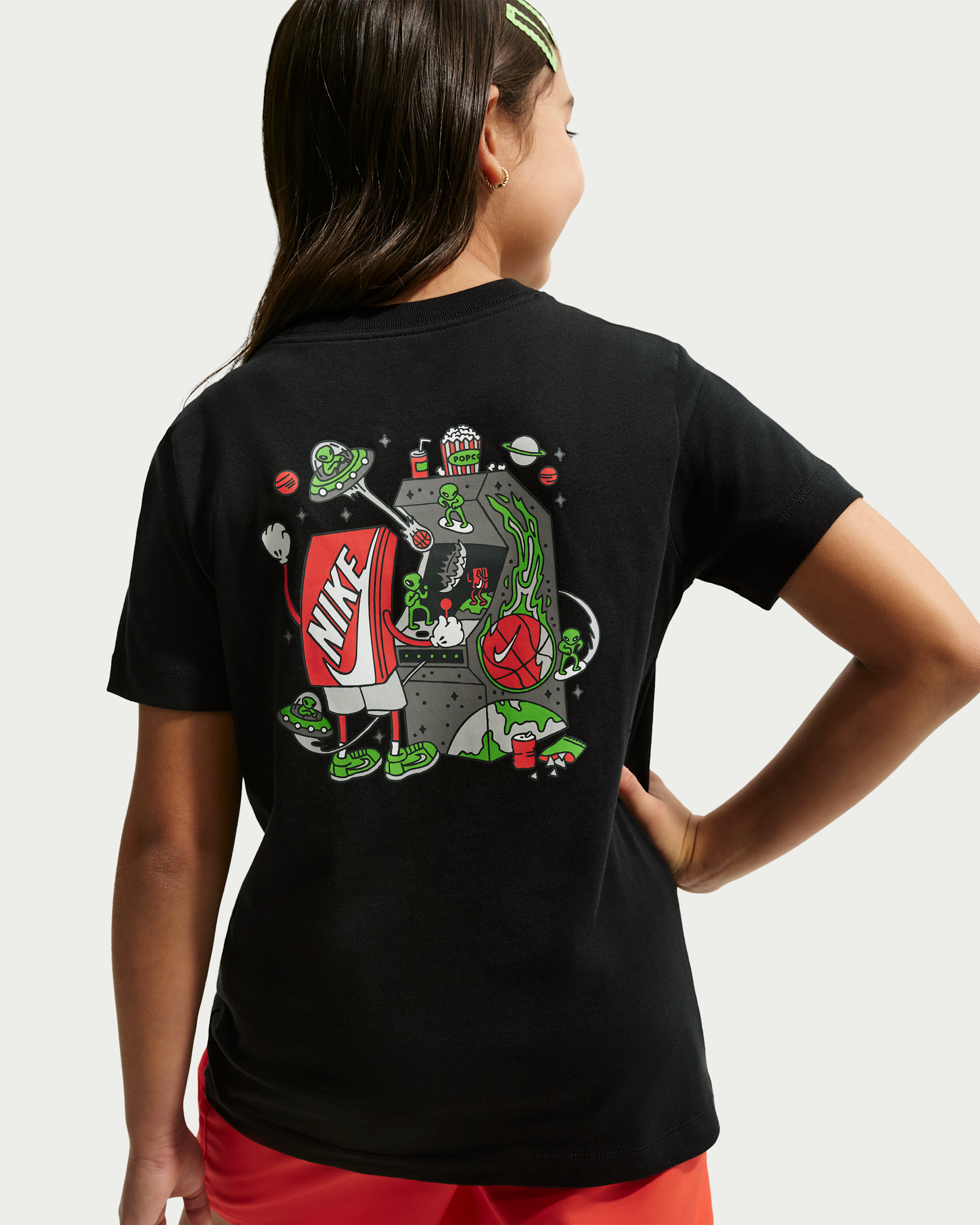 Nike Sportswear Big Kids' T-Shirt - Black