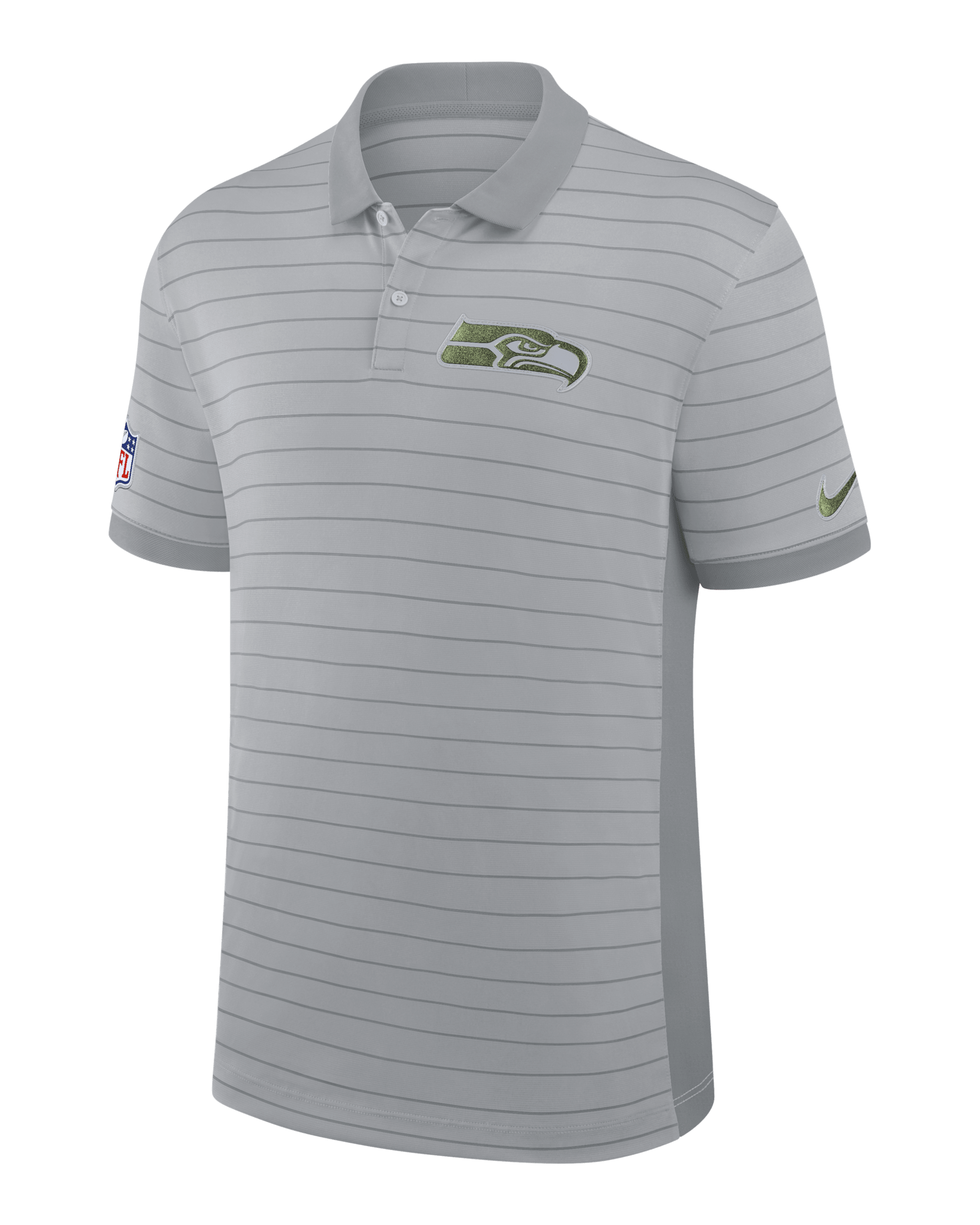 Seattle Seahawks Rivalries Collection Sideline Victory Men's Nike Dri-FIT NFL Polo - Grey