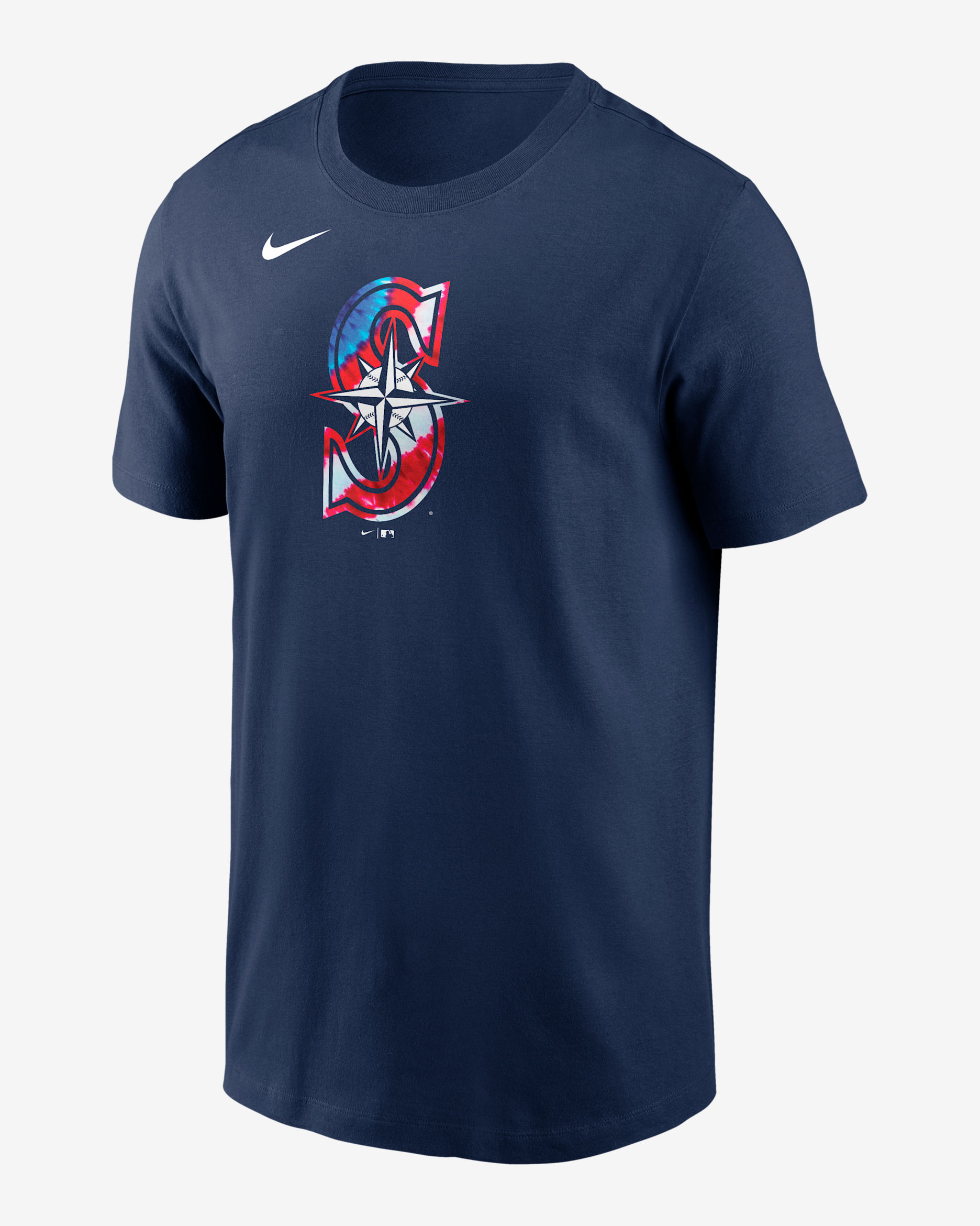 Playera Nike de la MLB para hombre Seattle Mariners Americana - Azul marino
