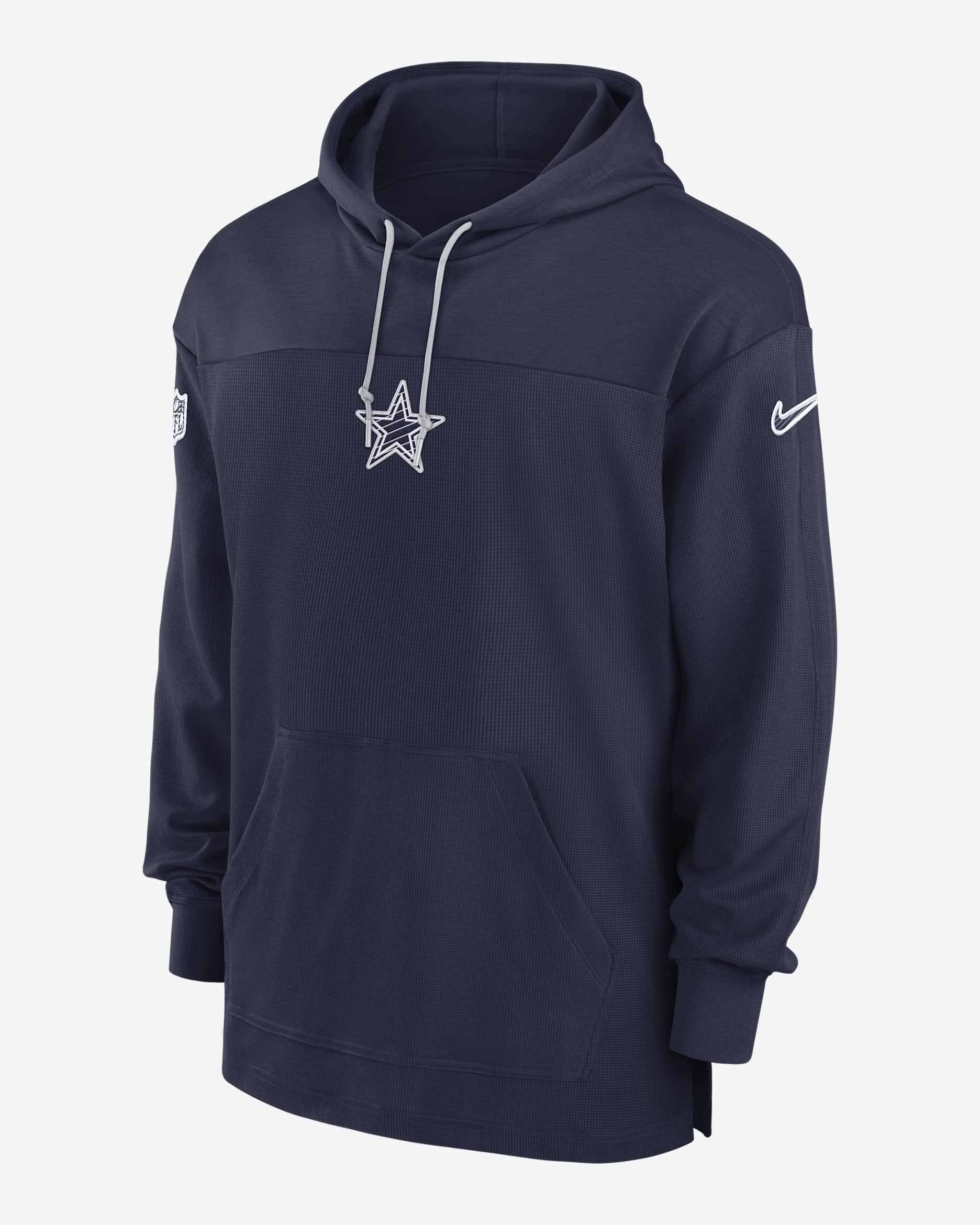 Dallas Cowboys Sideline Jersey Men's Nike Dri-FIT NFL Pullover Hoodie - Navy