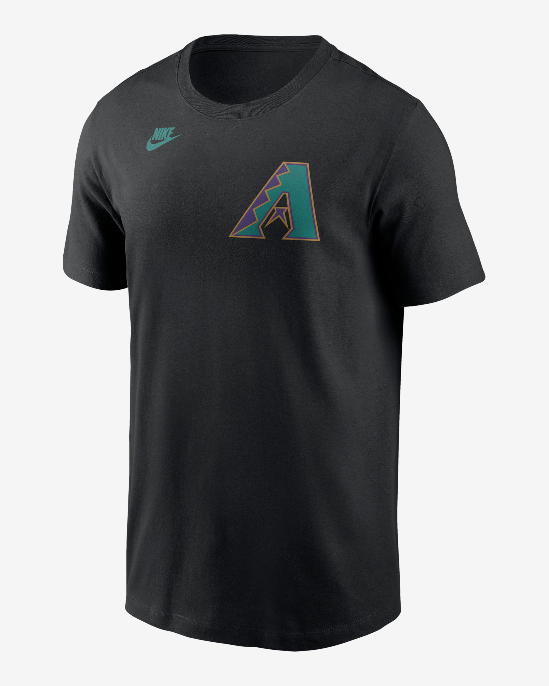Randy Johnson Arizona Diamondbacks Cooperstown Fuse Men's Nike MLB T-Shirt - Black