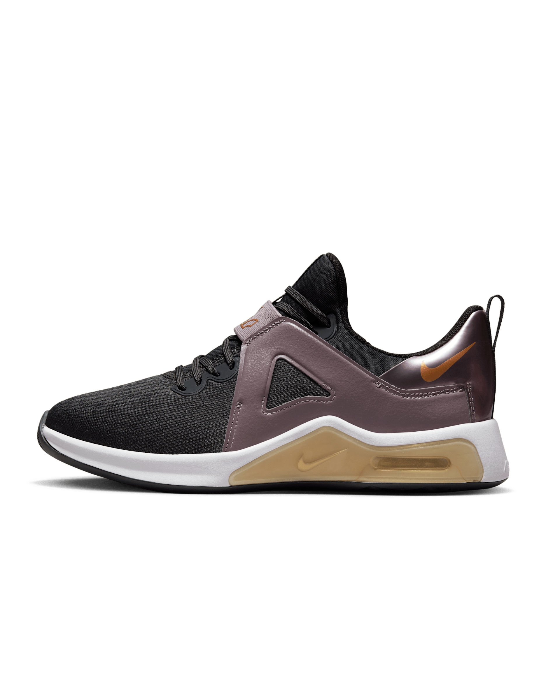 Nike Air Max Bella TR 5 Premium Women's Training Shoes - Dark Smoke Grey/Purple Smoke/Metallic Gold/Metallic Copper