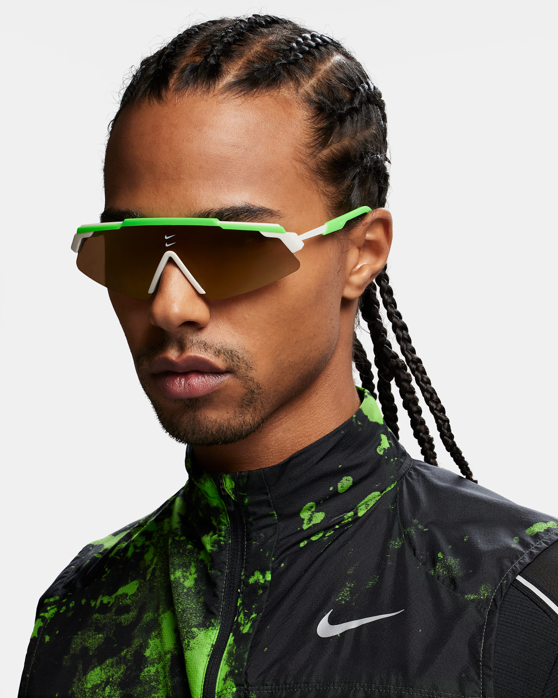 Nike Marquee Mirrored Sunglasses - Green Strike