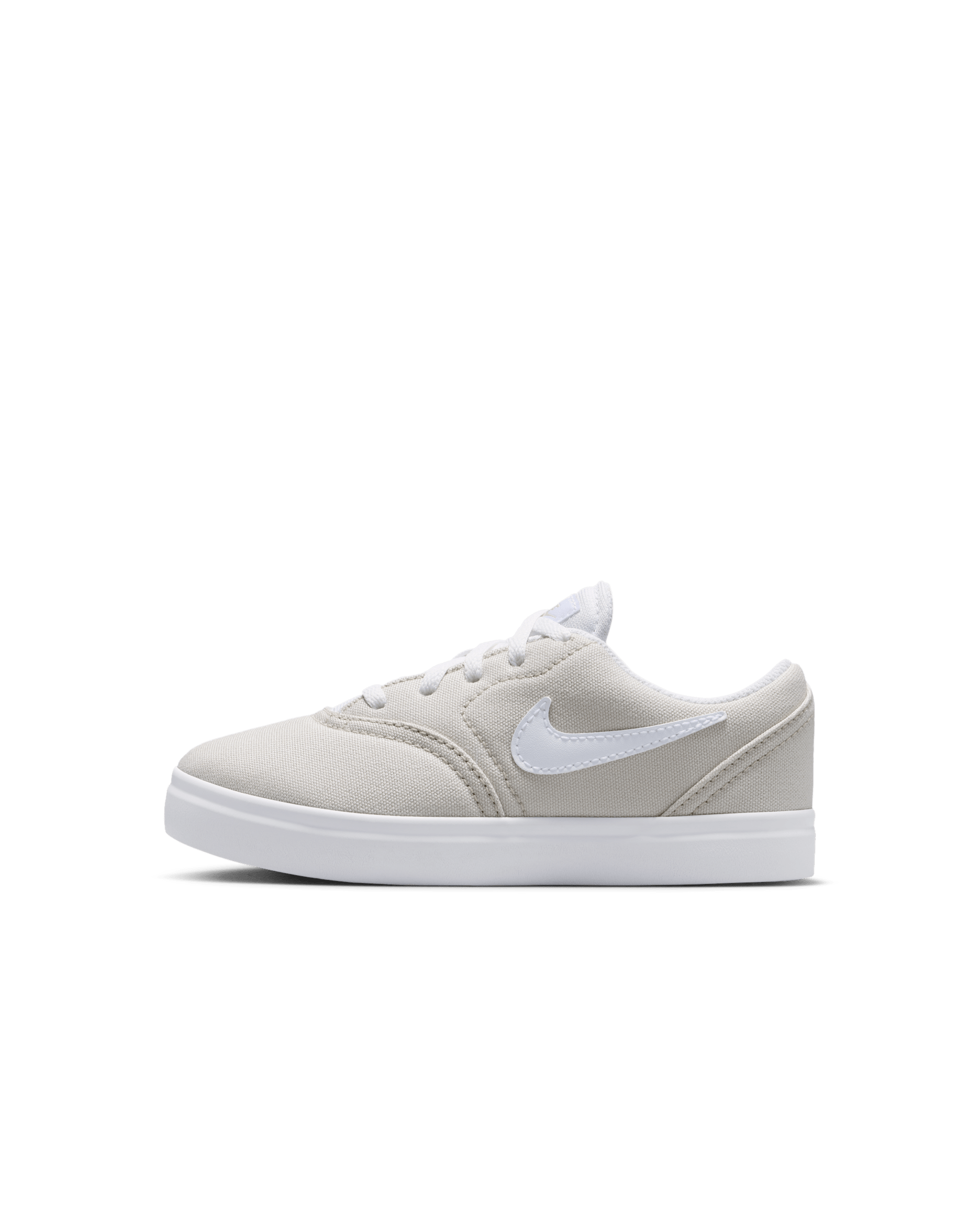 Nike SB Check Canvas Little Kids' Skate Shoes - Light Bone/White