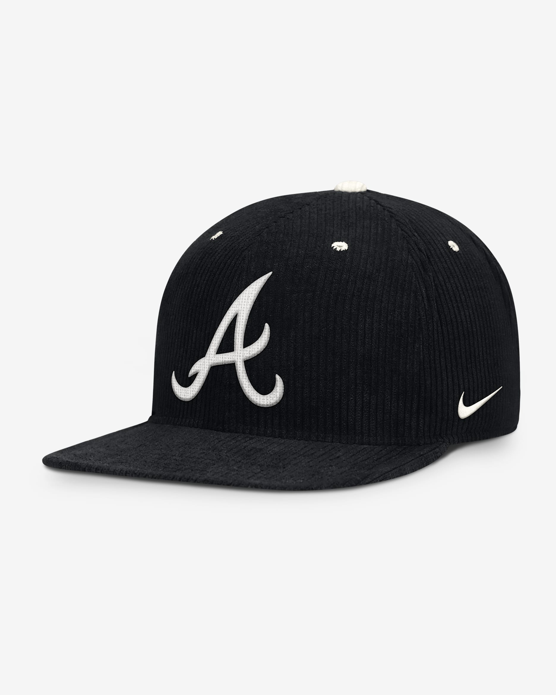 Atlanta Braves Pro Men's Nike MLB Adjustable Hat - Black