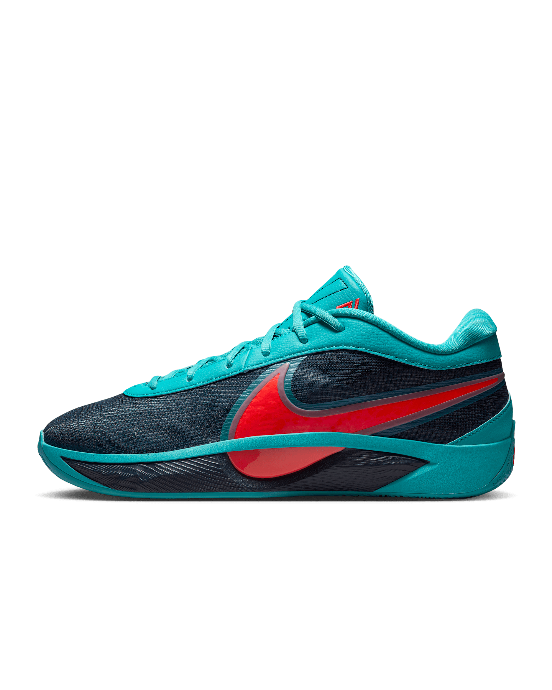 Giannis Freak 6 EP Basketball Shoes - Dusty Cactus/Bright Crimson/Obsidian