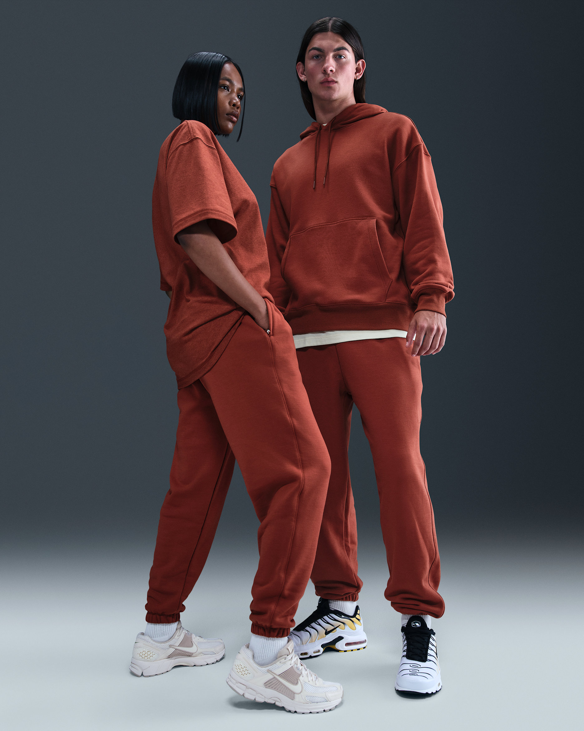 Nike Wool Classics Fleece Trousers - Mars Stone