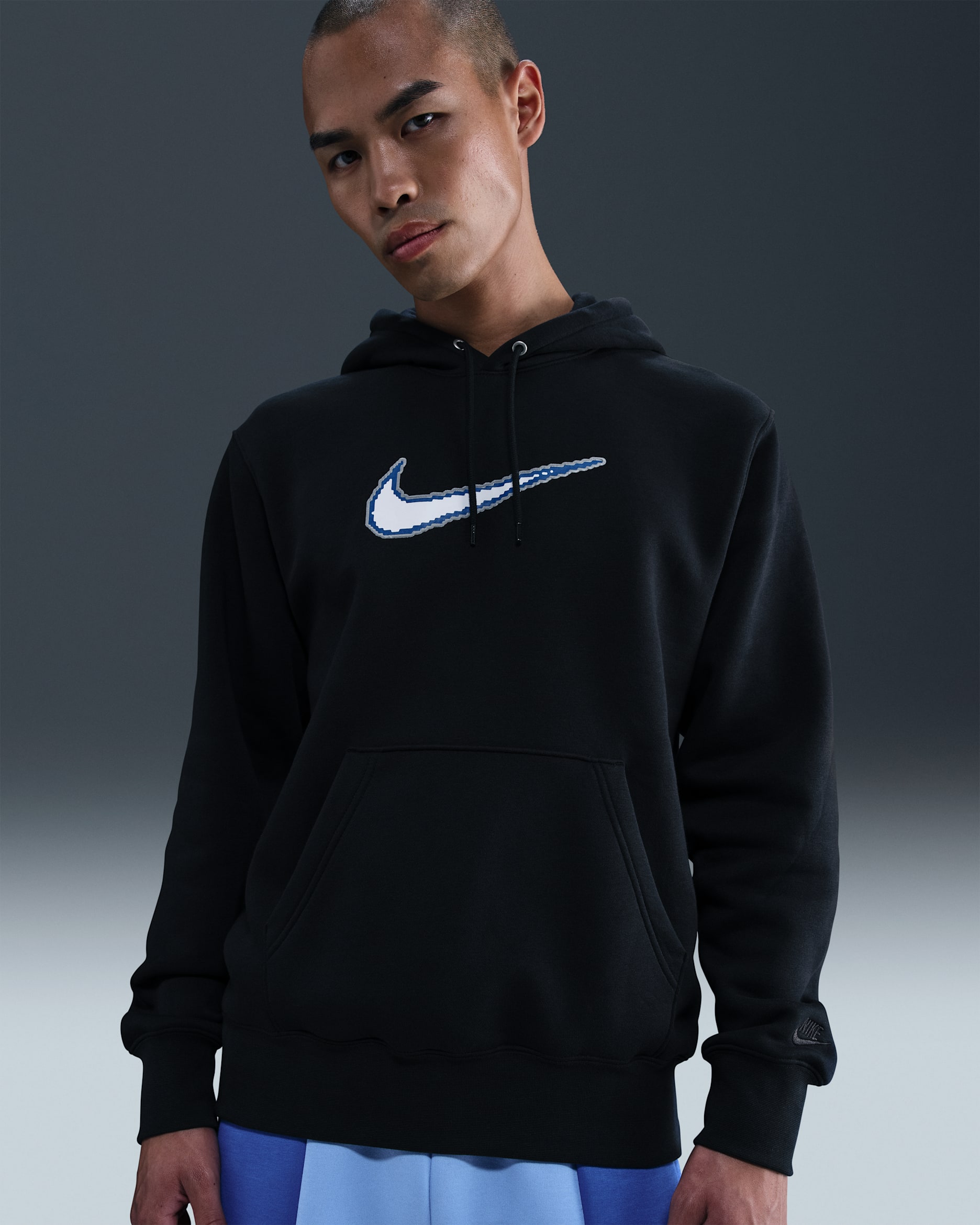 ナイキ スポーツウェア クラブ メンズ フリース パーカー - ブラック/ブラック/ブラック