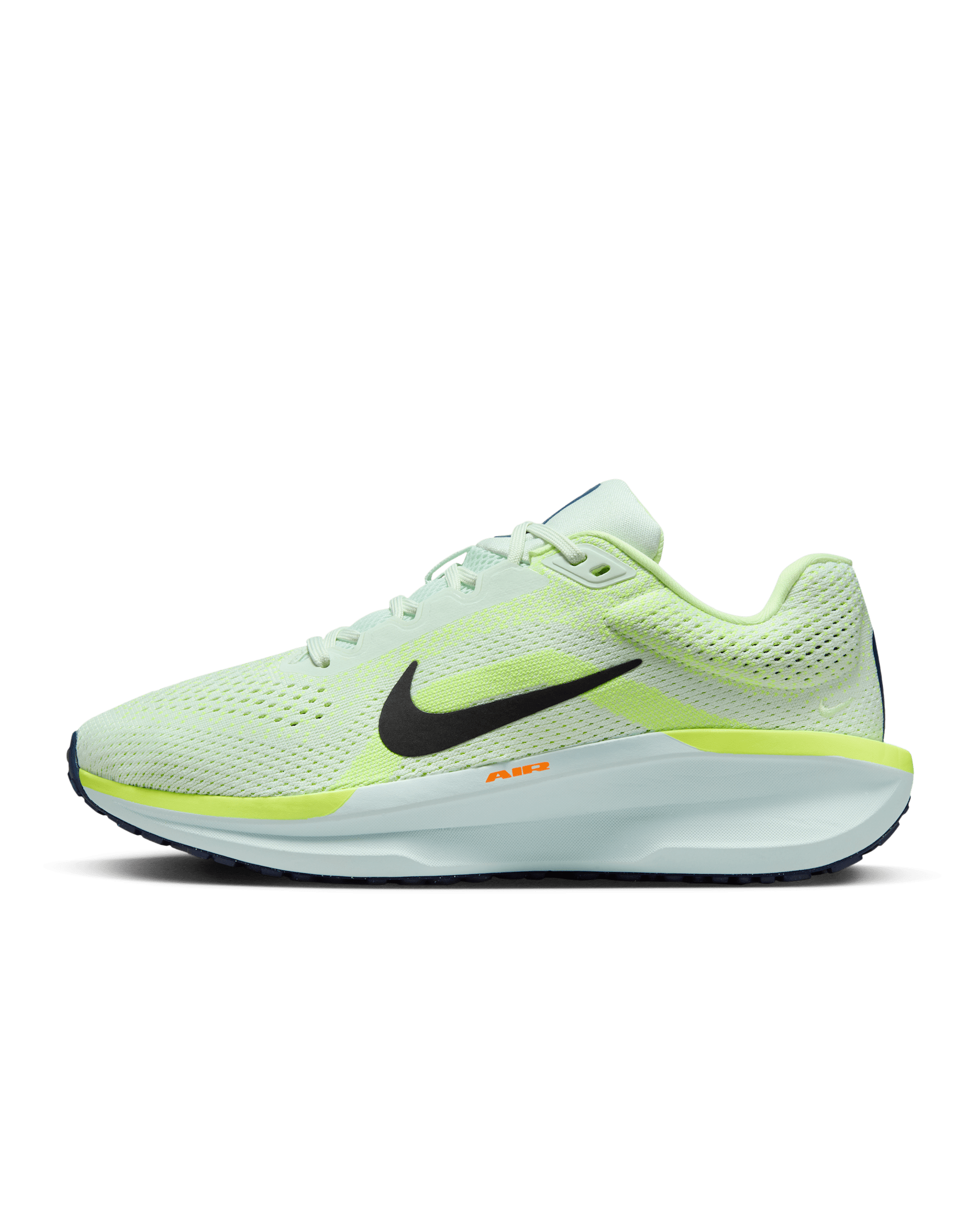 Nike Winflo 11 Women's Road Running Shoes - Barely Green/Volt/Total Orange/Black