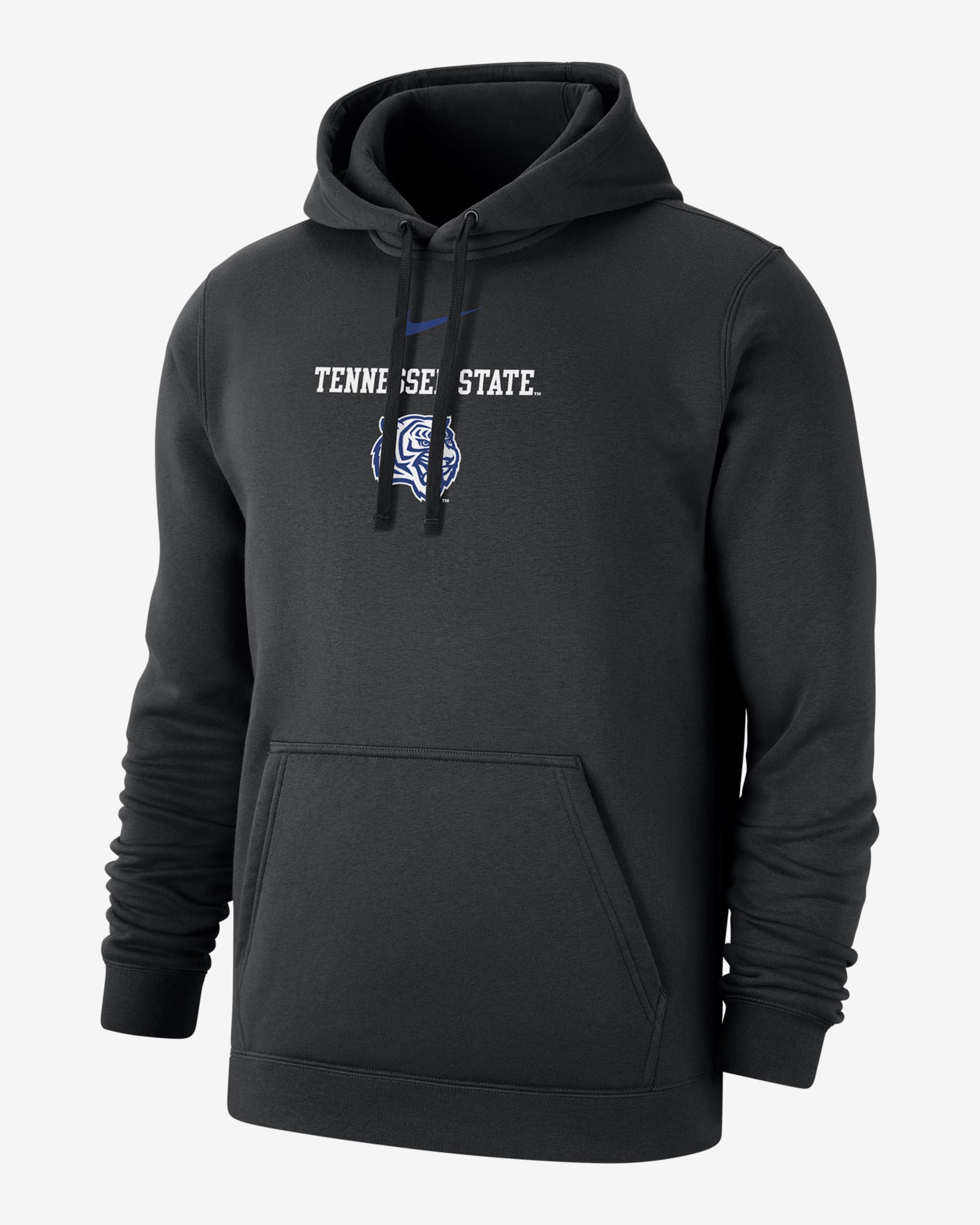 Tennessee State Club Fleece Men's Nike College Hoodie - Black