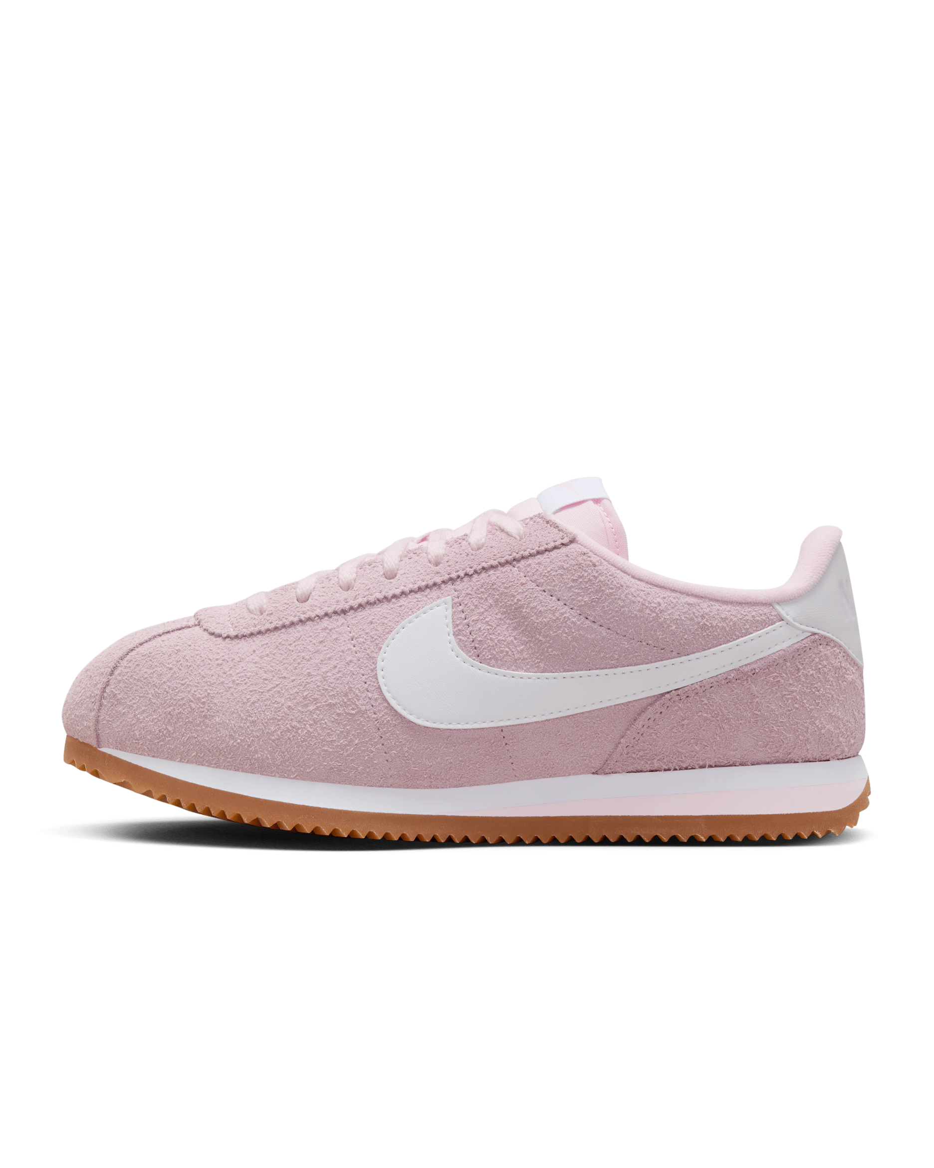 Nike Cortez Vintage Suede Women's Shoes - Pink Foam/Gum Medium Brown/White