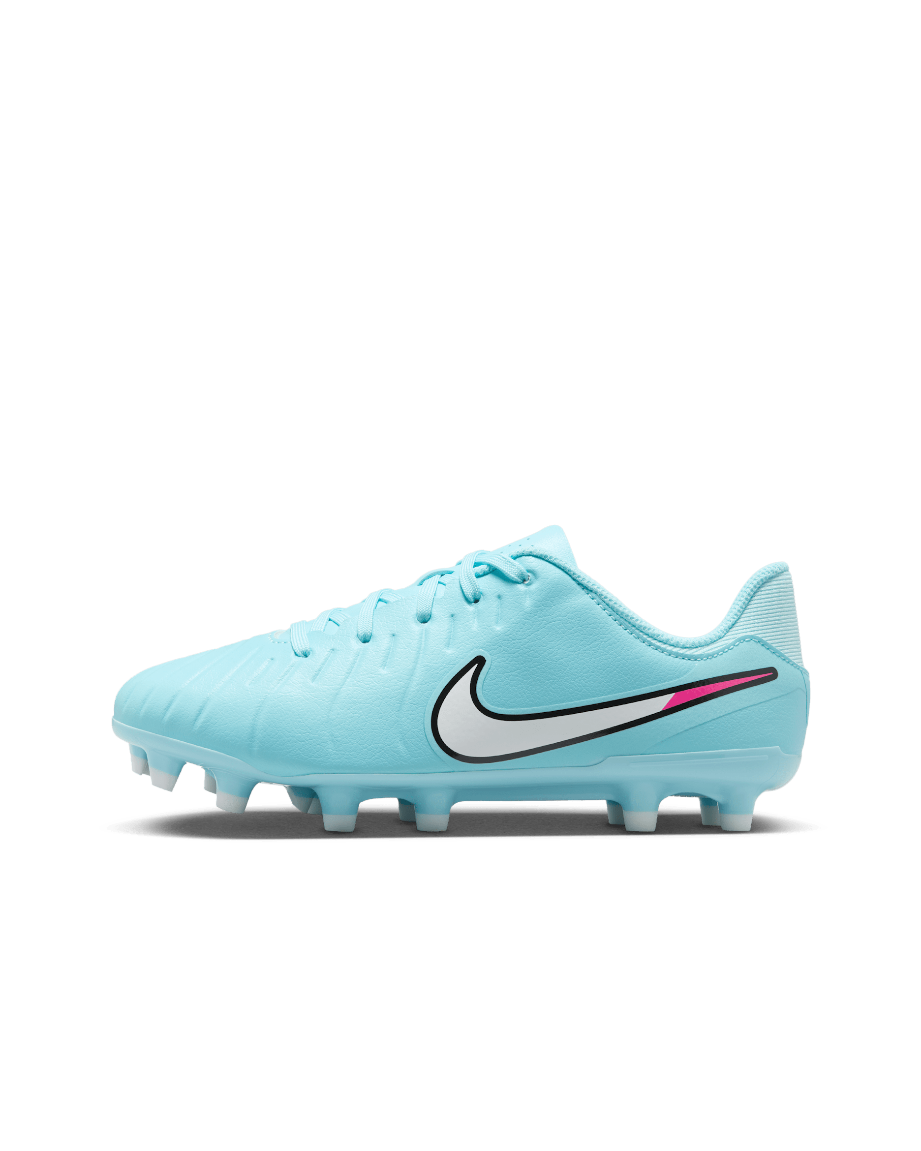 Nike Jr. Tiempo Legend 10 Academy Younger/Older Kids' Multi-Ground Low-Top Football Boot - Copa/White