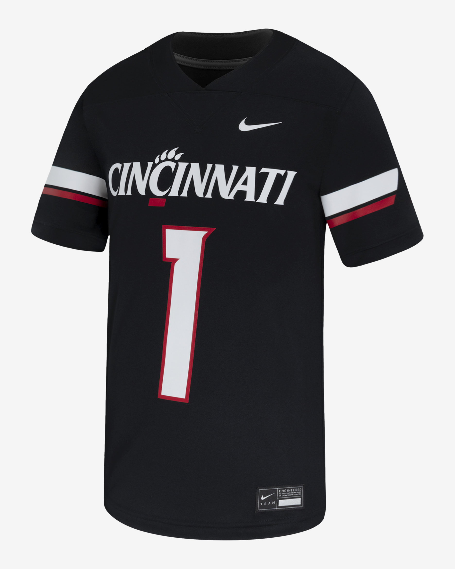 Cincinnati Men's Nike College Football Replica Jersey - Black