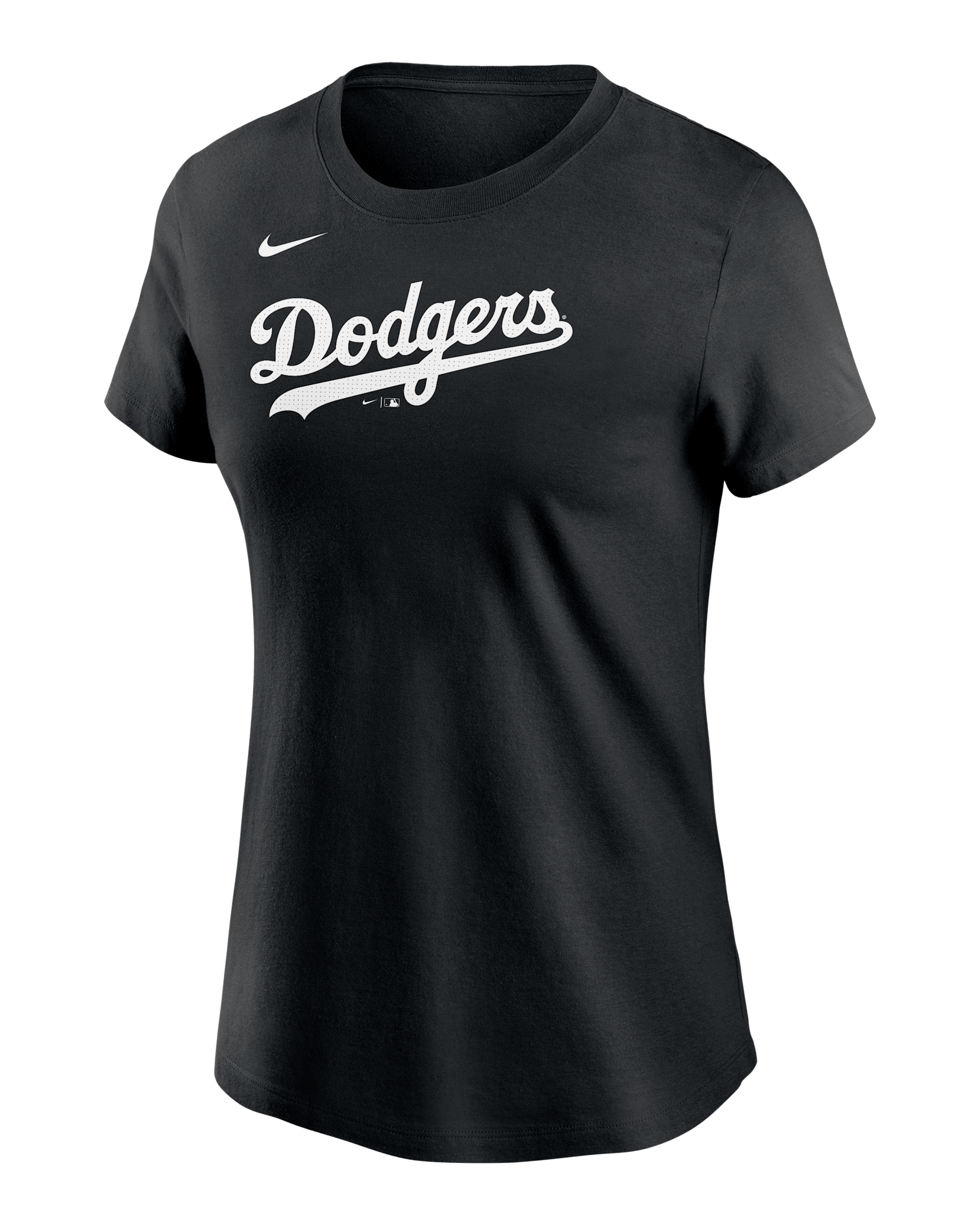 Playera Nike de la MLB para mujer Los Angeles Dodgers Wordmark