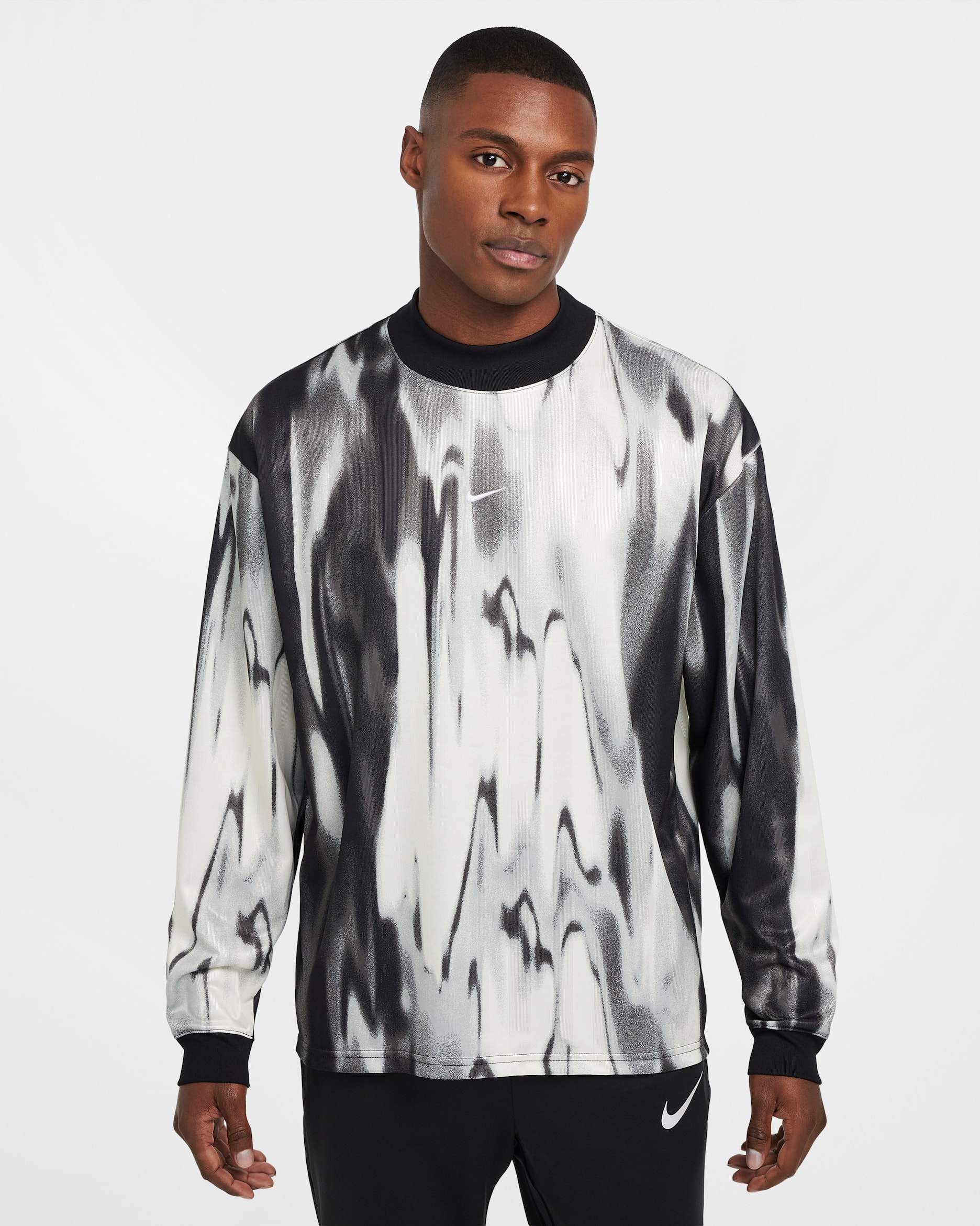 Nike Culture of Football Men's Dri-FIT Long-Sleeve Soccer Top - Sail/Black/White