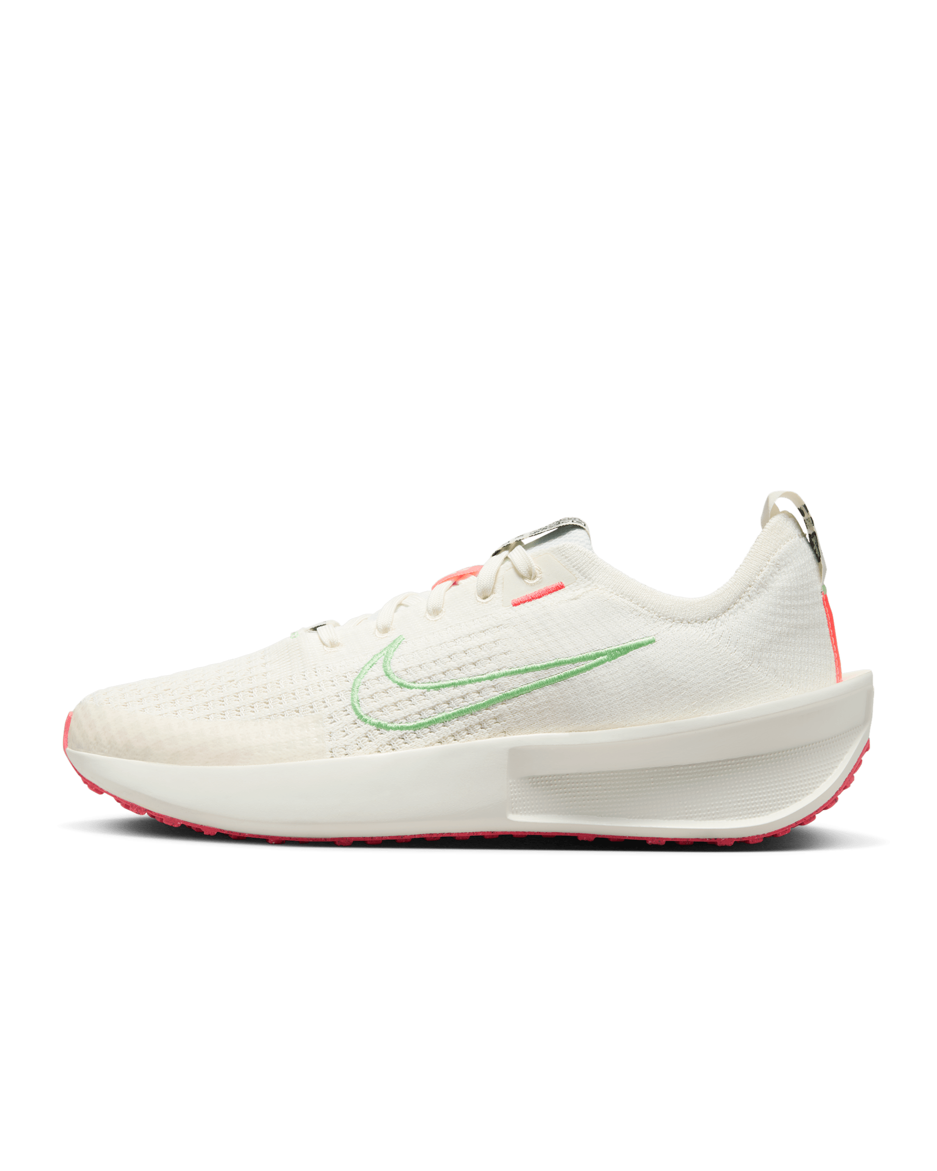 Nike Interact Run Women's Road Running Shoes - Sail/Hot Punch/Phantom/Vapour Green