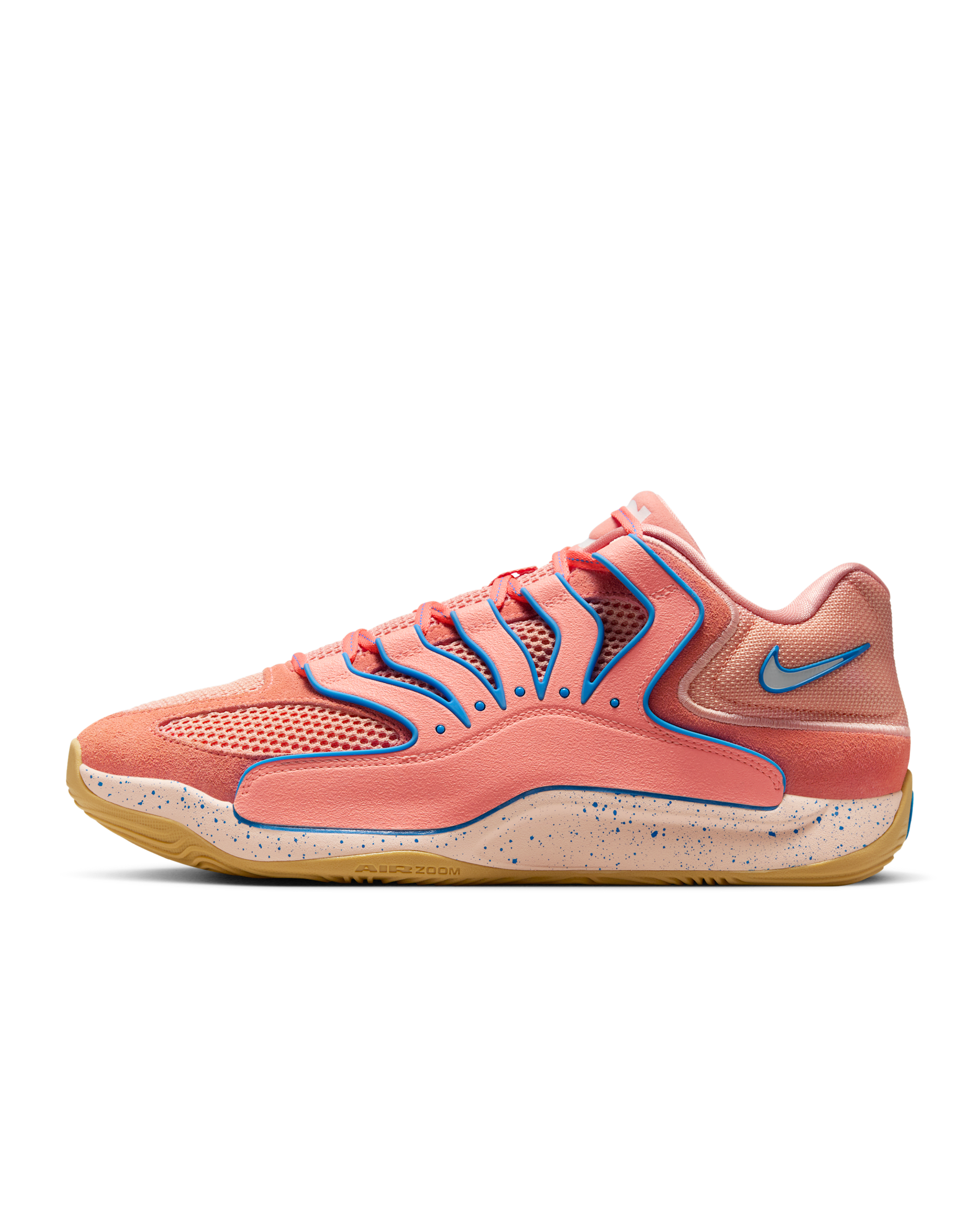 KD18 EP Basketball Shoes - Atomic Pink/Light Wild Mango/Apricot Agate/Photo Blue