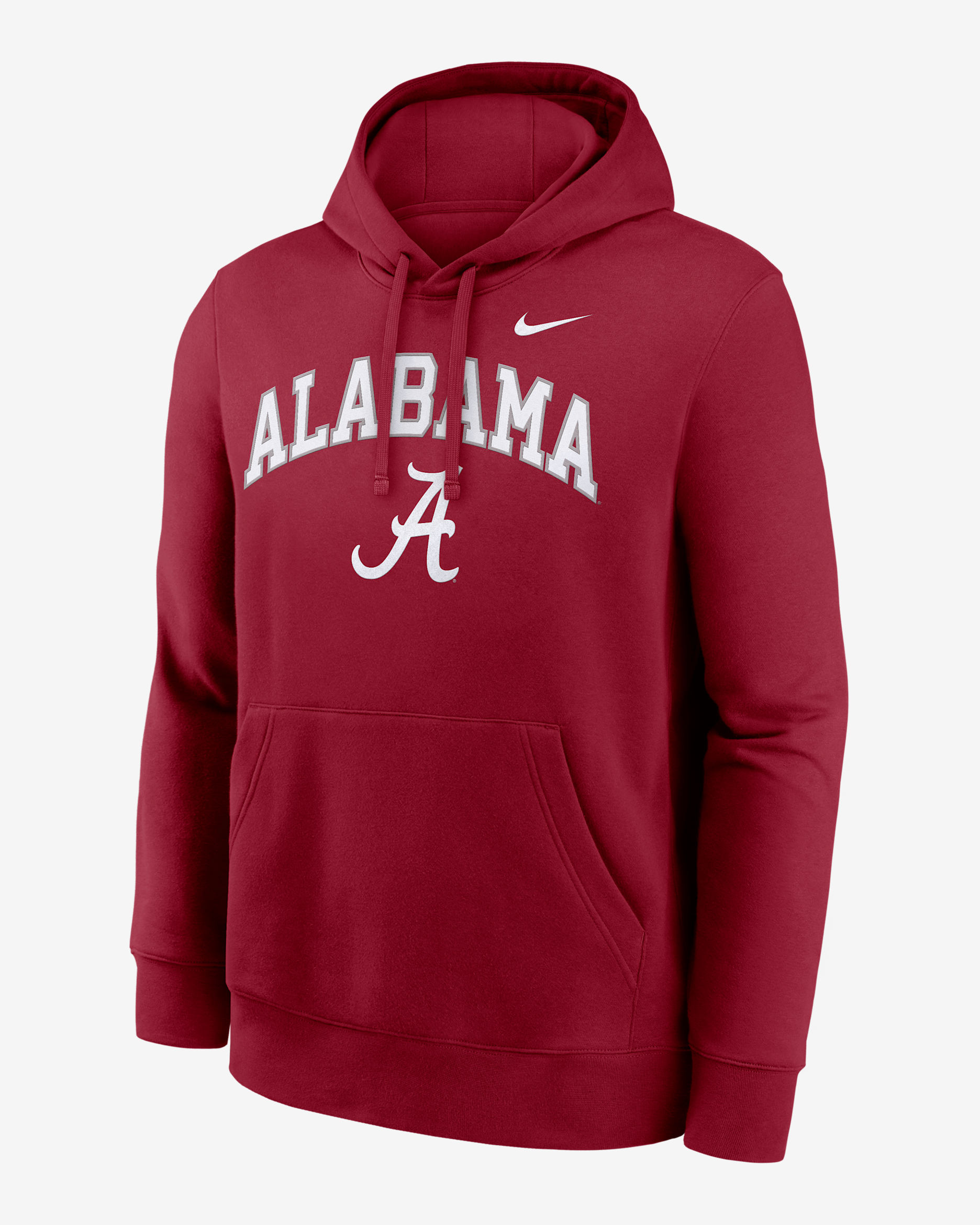 Alabama Arch Men's Nike College Pullover Hoodie - Crimson