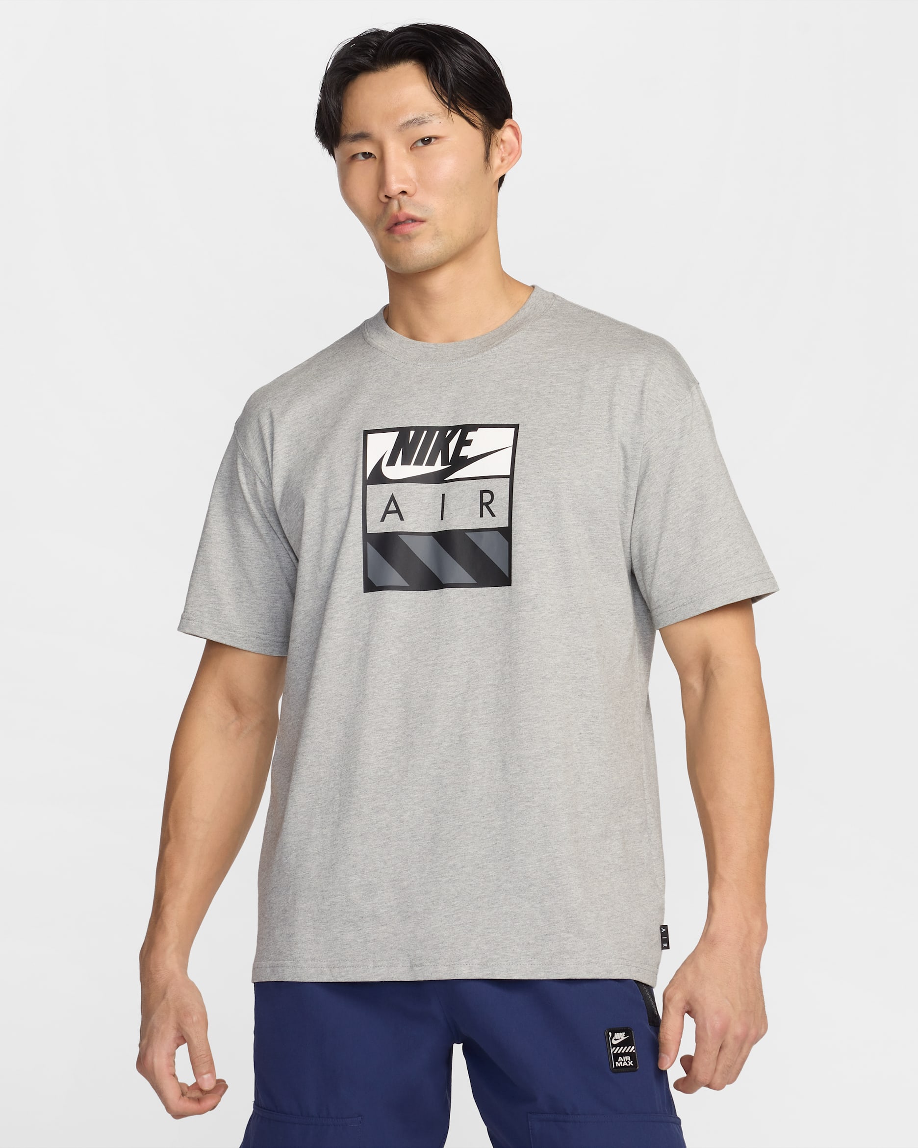 Nike Sportswear Men's Max90 T-Shirt - Dark Grey Heather
