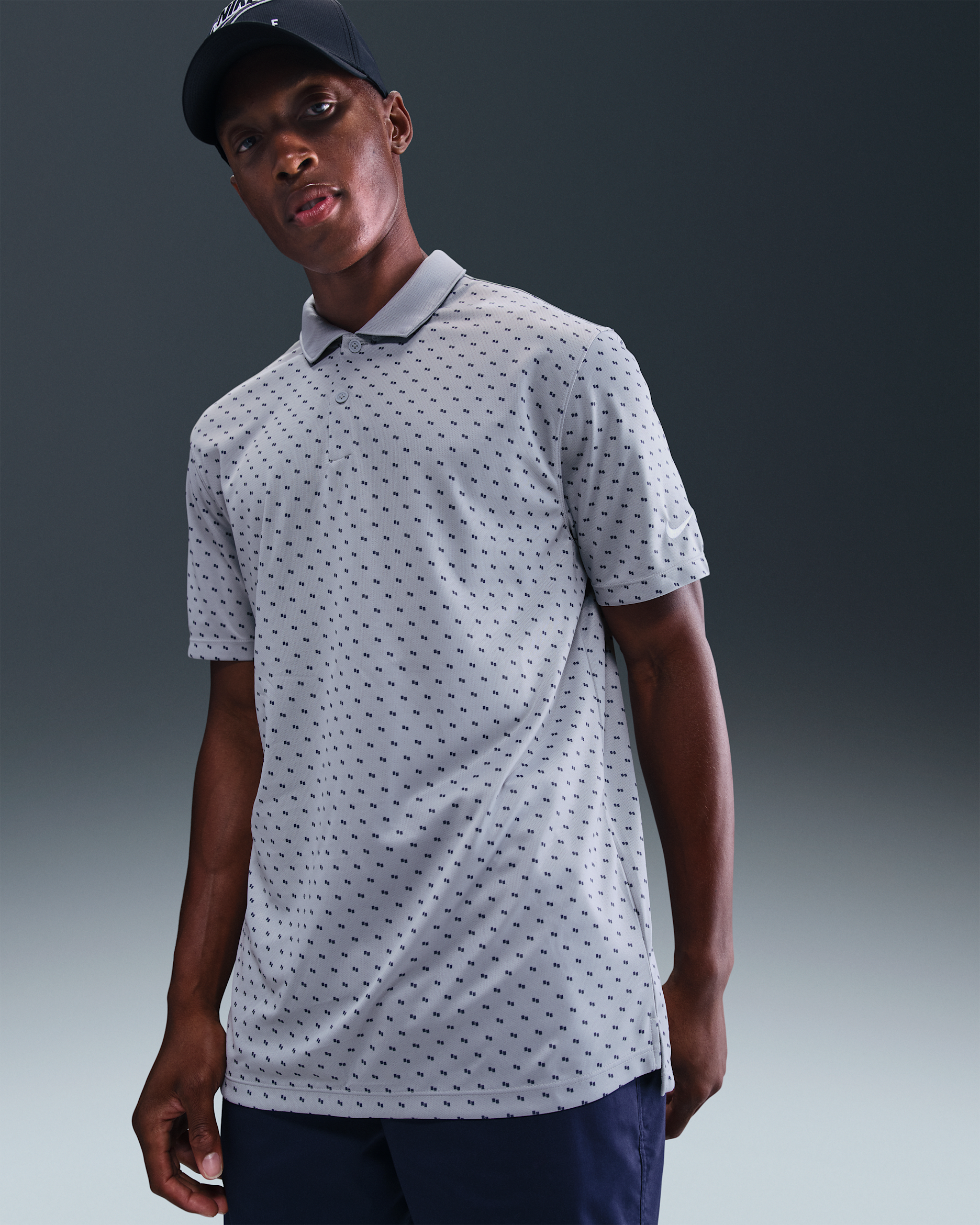 Nike Victory Men's Dri-FIT Polo - Wolf Grey/White