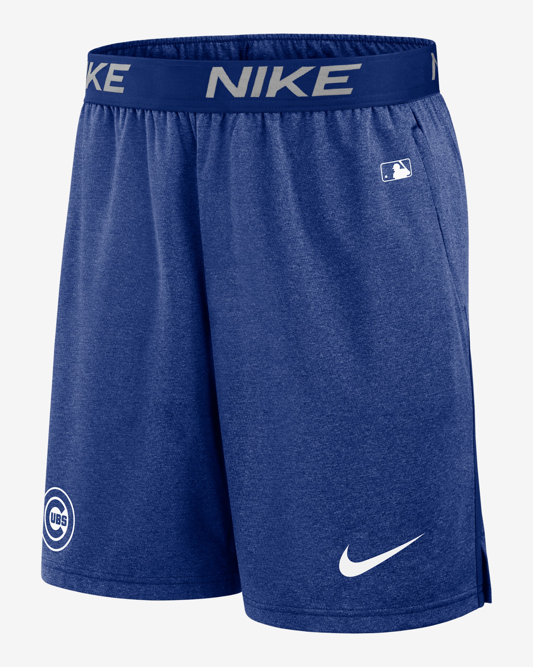 Shorts de la MLB Nike Dri-FIT para hombre Chicago Cubs Authentic Collection Practice - Royal