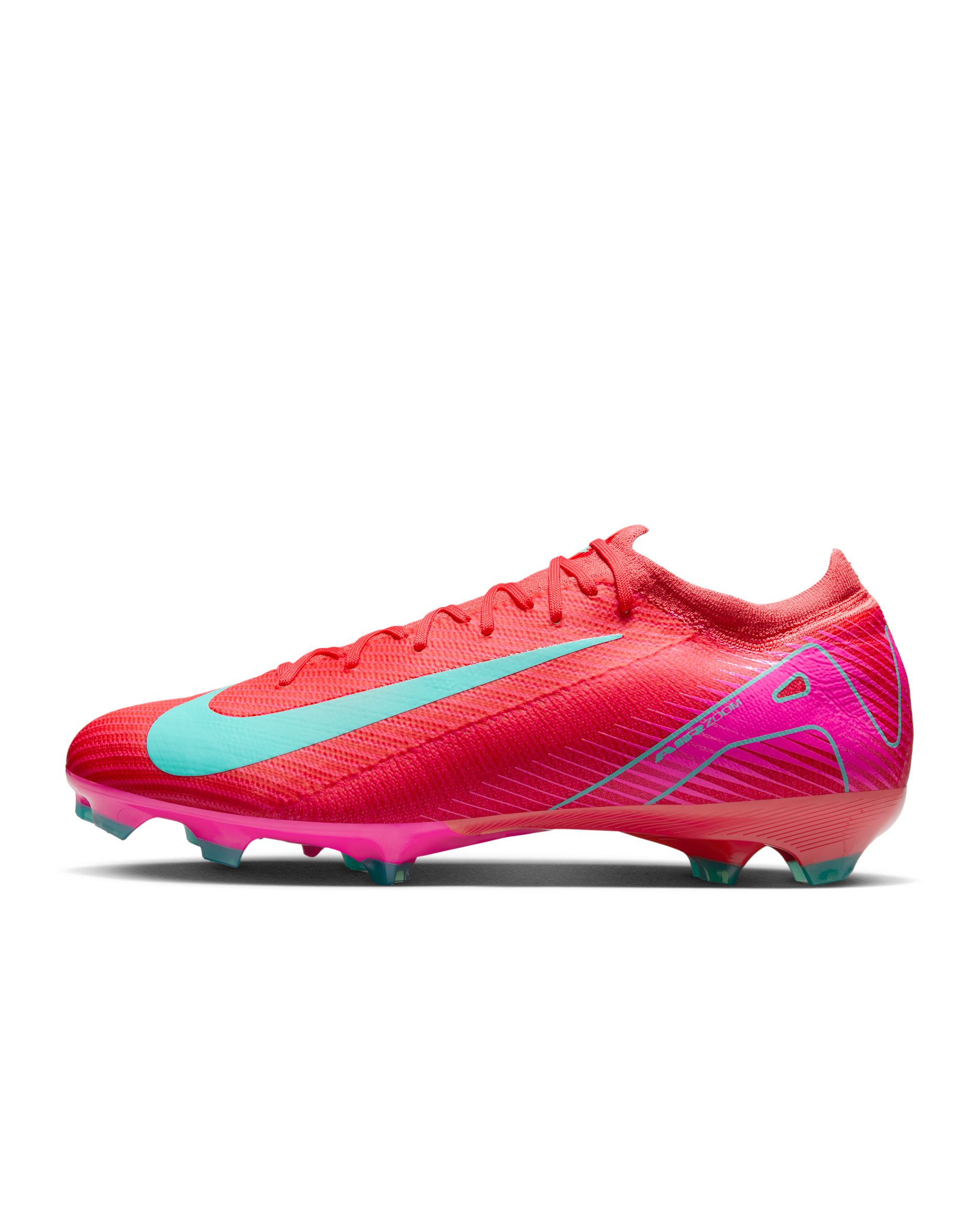 Nike Mercurial Vapor 16 Pro Firm-Ground Low-Top Football Boot - Ember Glow/Aurora Green