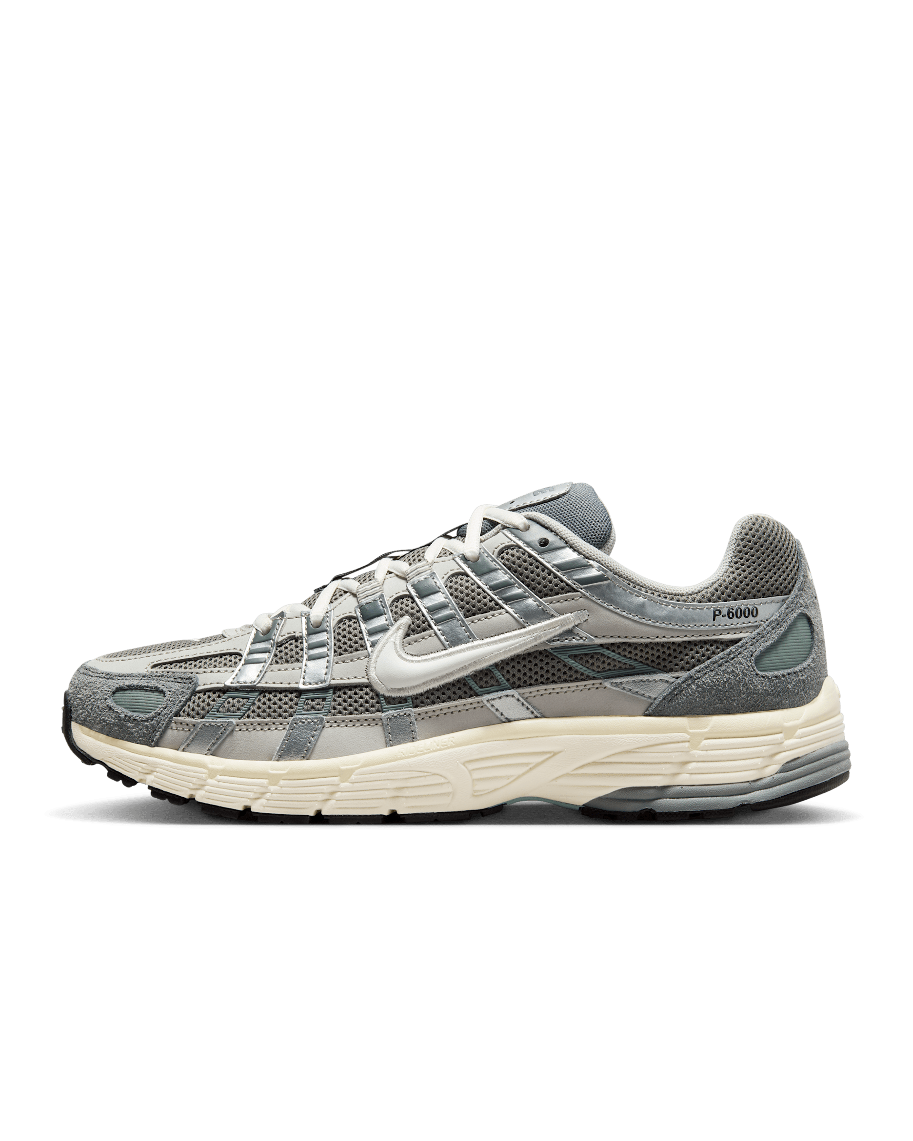 Nike P-6000 鞋款 - Flat Pewter/Light Iron Ore/Metallic Silver/白色