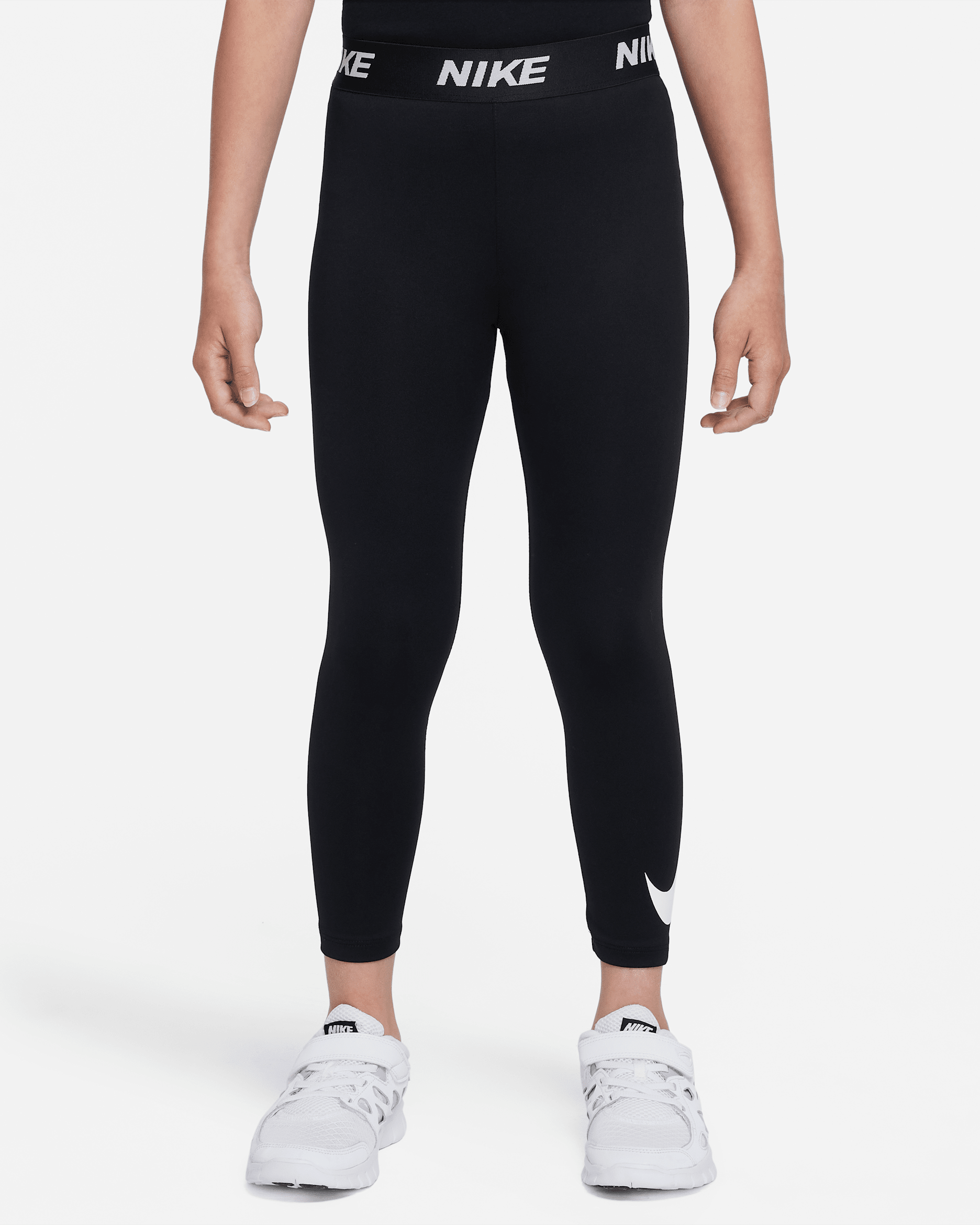 Legging Swoosh Nike Dri-FIT Sport Essentials pour enfant - Noir