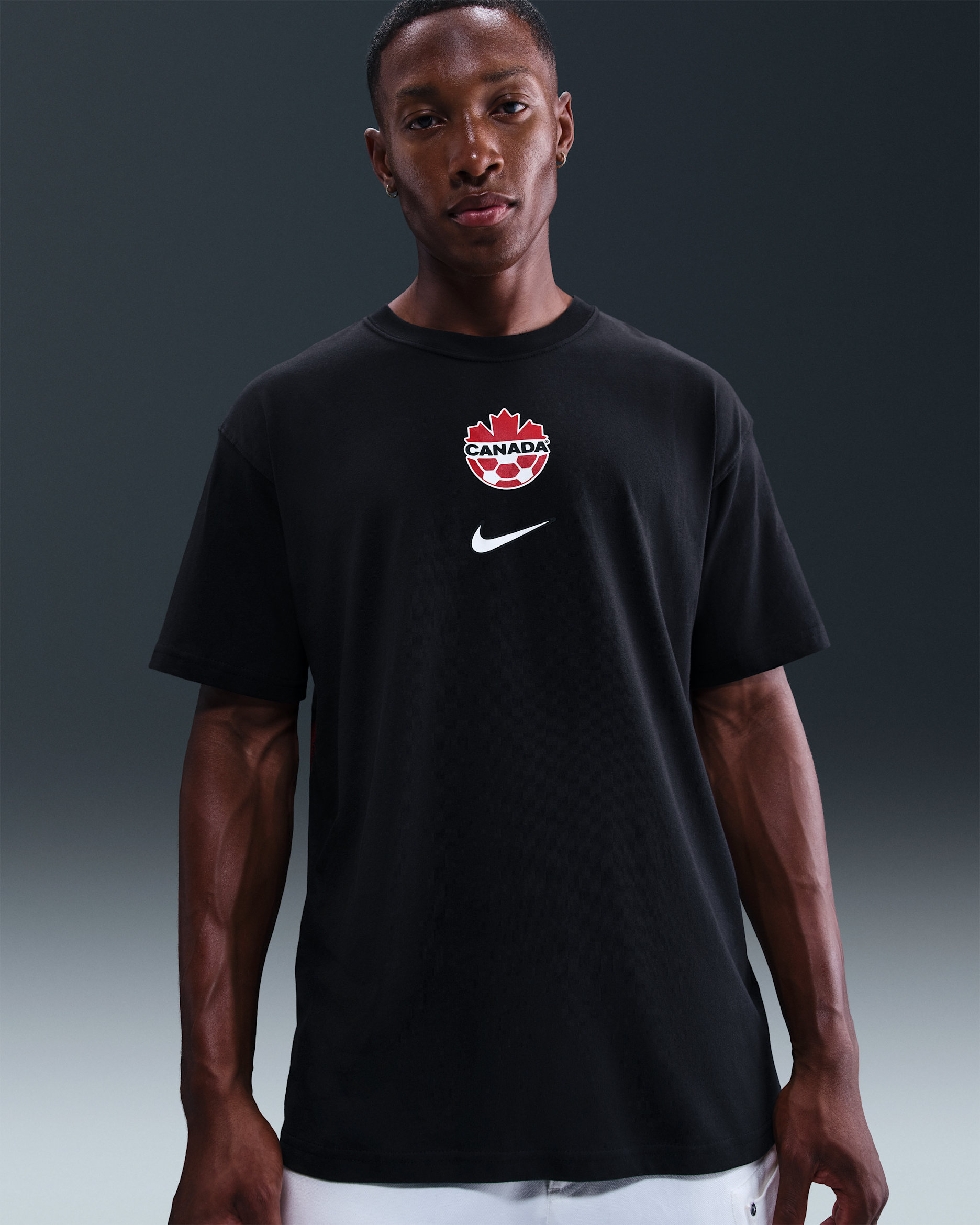 Canada Premium Goalkeeper Men's Nike Soccer T-Shirt - Black