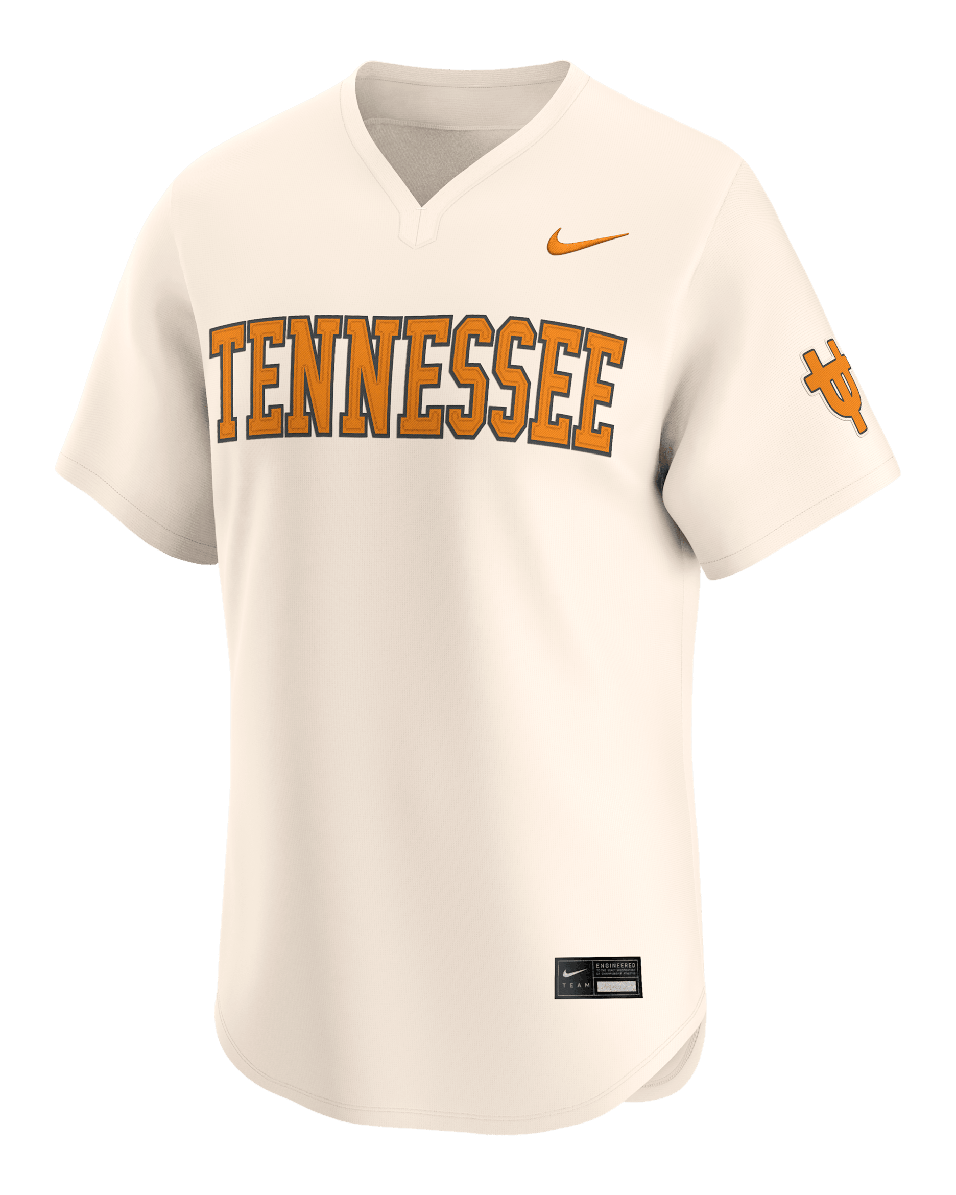 Tennessee Volunteers Men's Nike College Limited Baseball Jersey - Natural