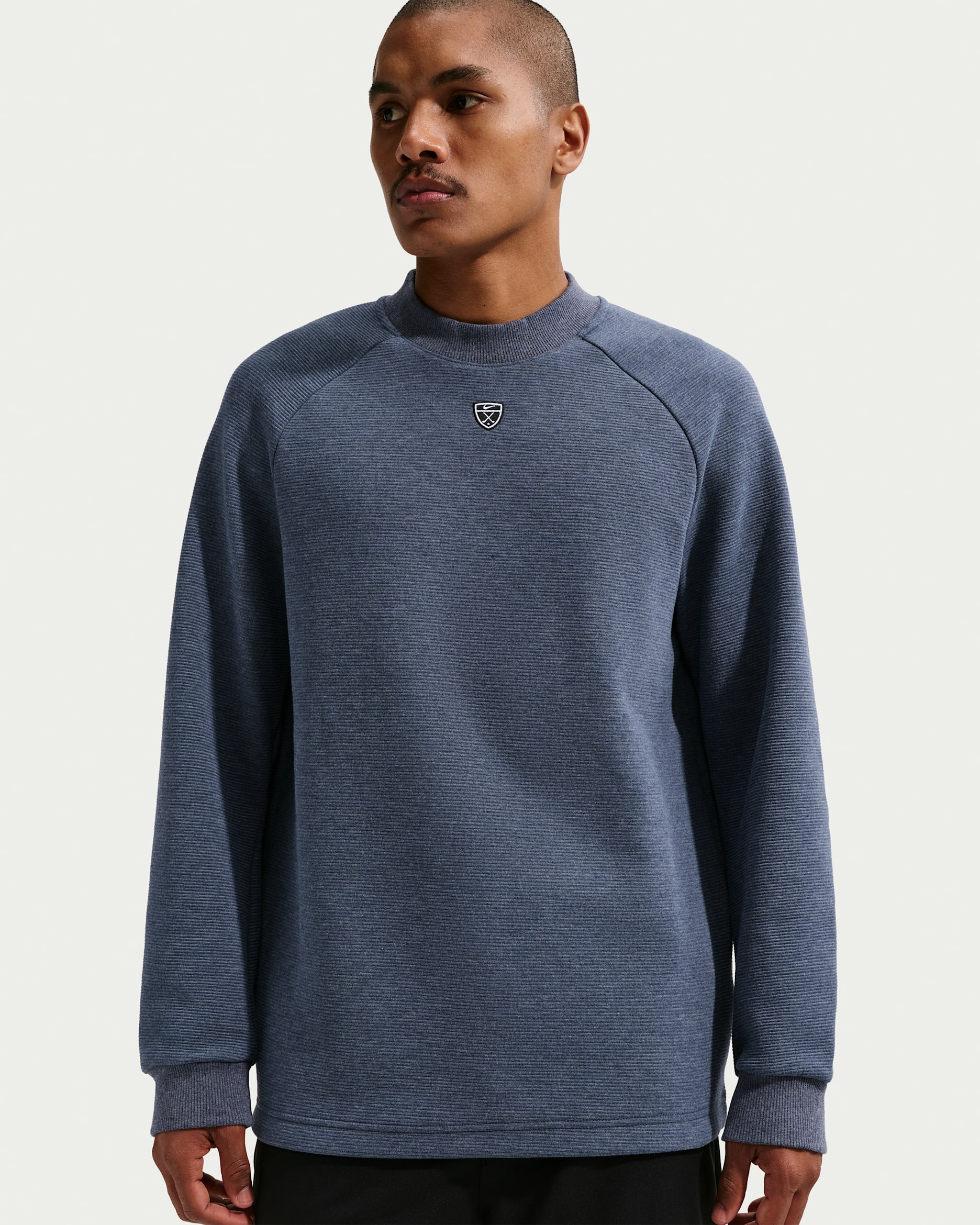 Nike Par Therma-FIT Golf-Oberteil (Herren) - College Navy/Weiß/Schwarz