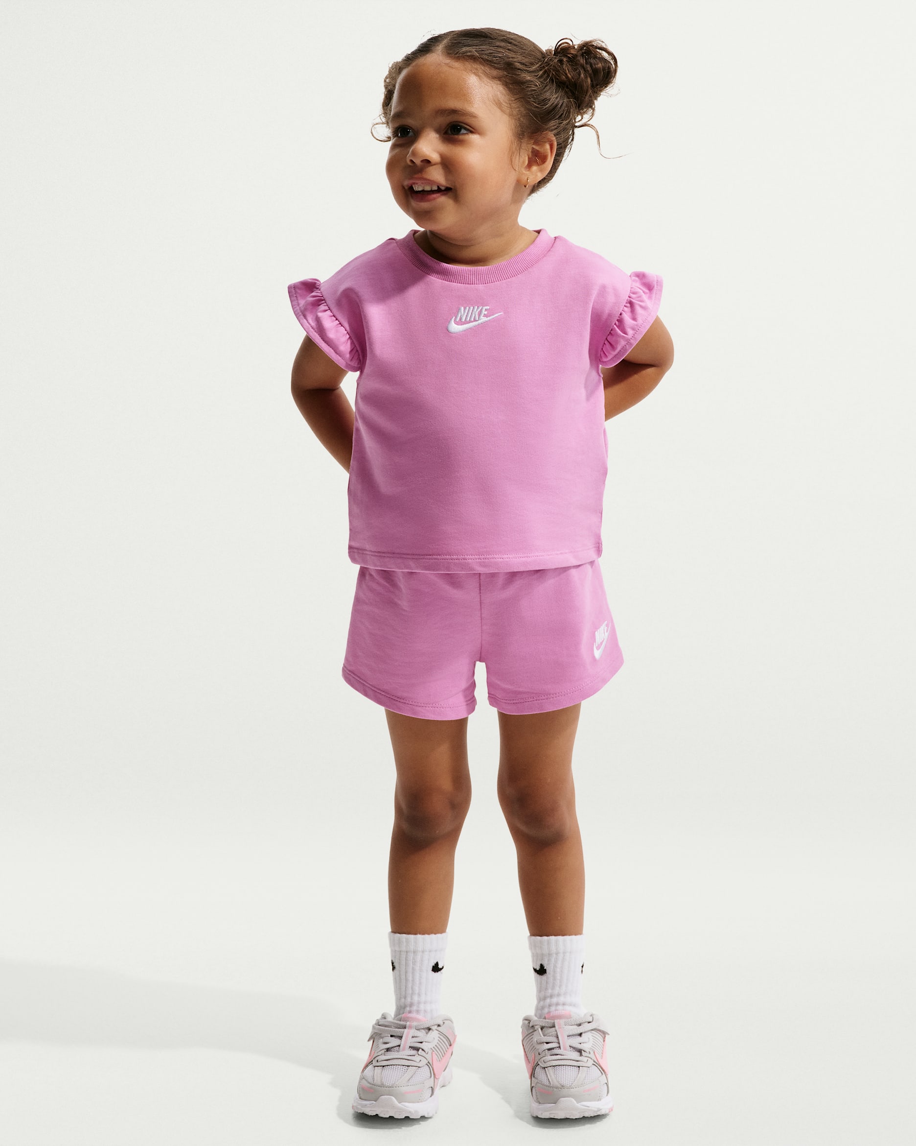 Nike Toddler 2-Piece Baby French Terry Set - Light Magenta