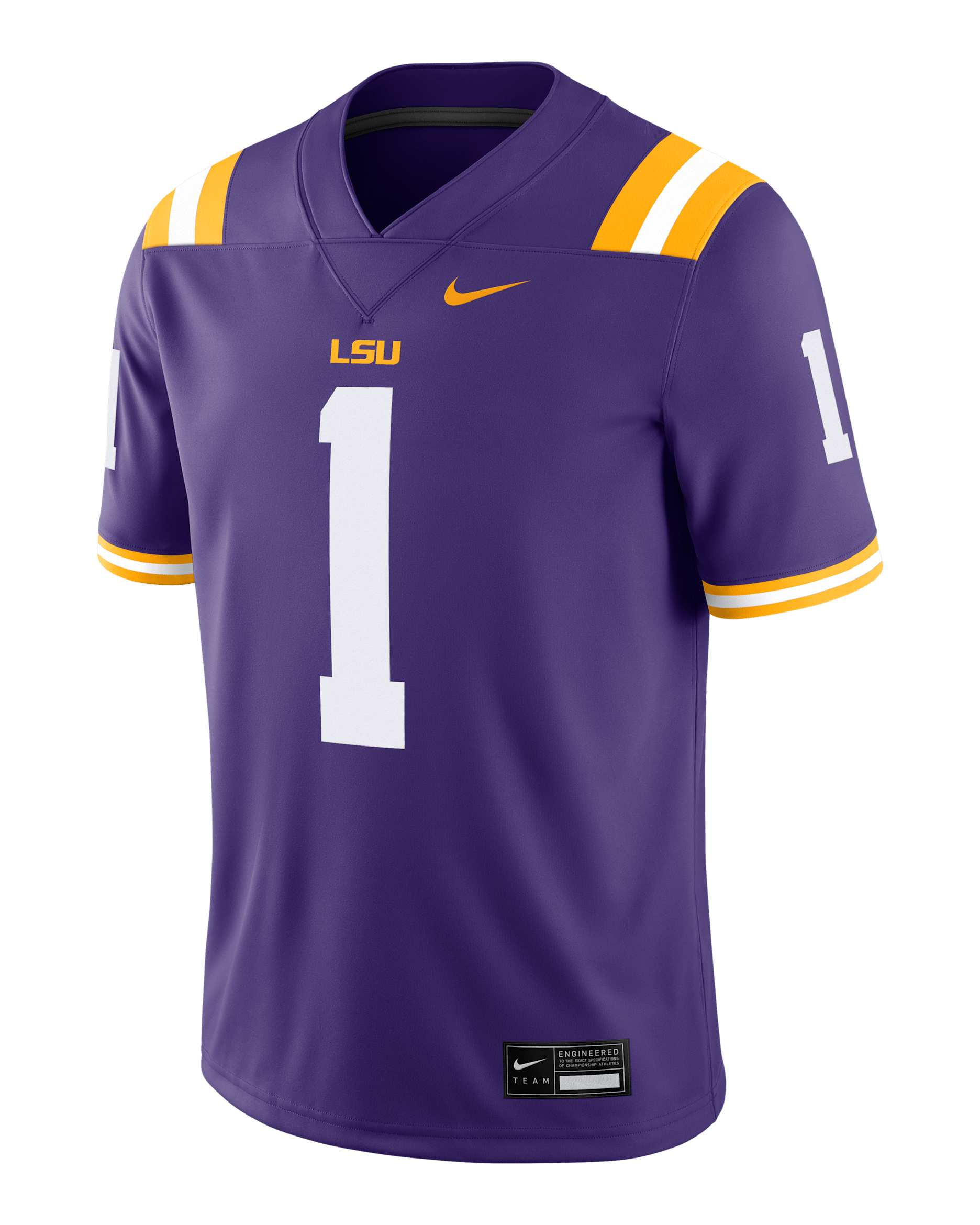 LSU Tigers Men's Nike Dri-FIT College Game Jersey - Court Purple