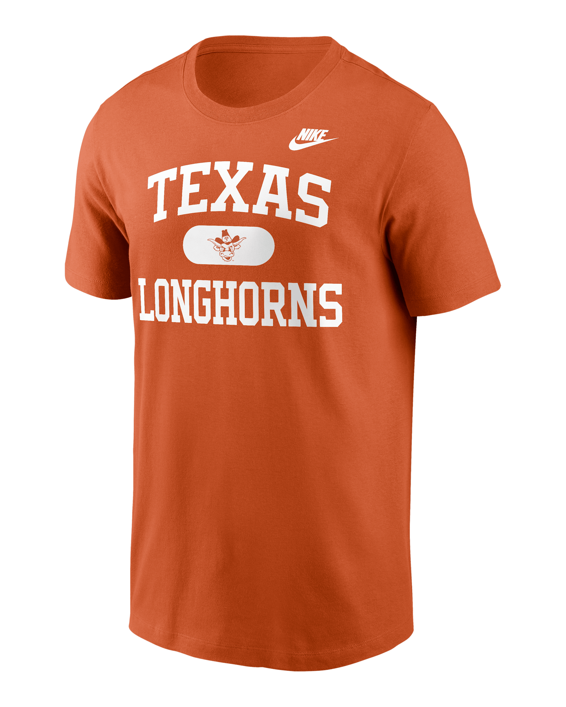 Playera universitaria Nike para hombre Texas Legacy Alma Mater - Naranja quemado