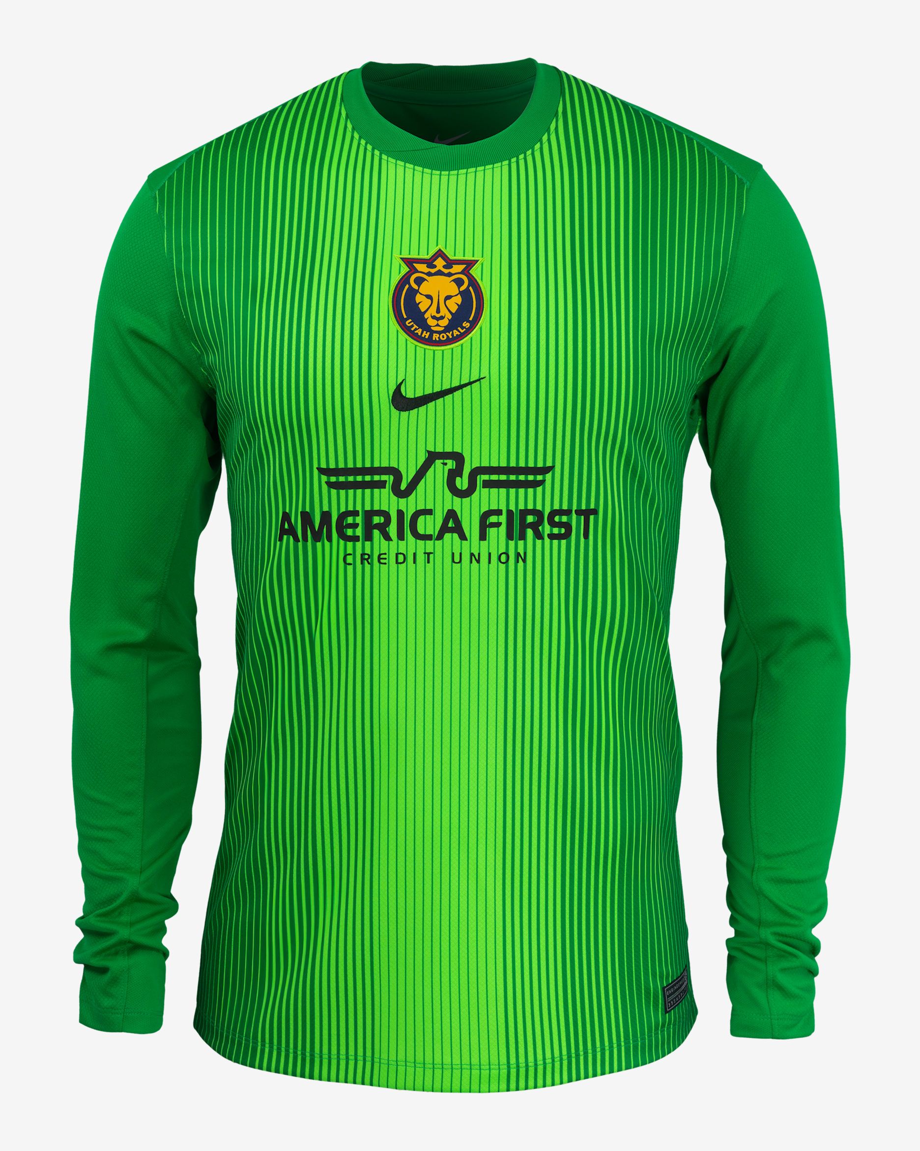 Utah Royals FC 2025 Stadium Goalkeeper Men's Nike NWSL Replica Jersey - Green Strike/Stadium Green