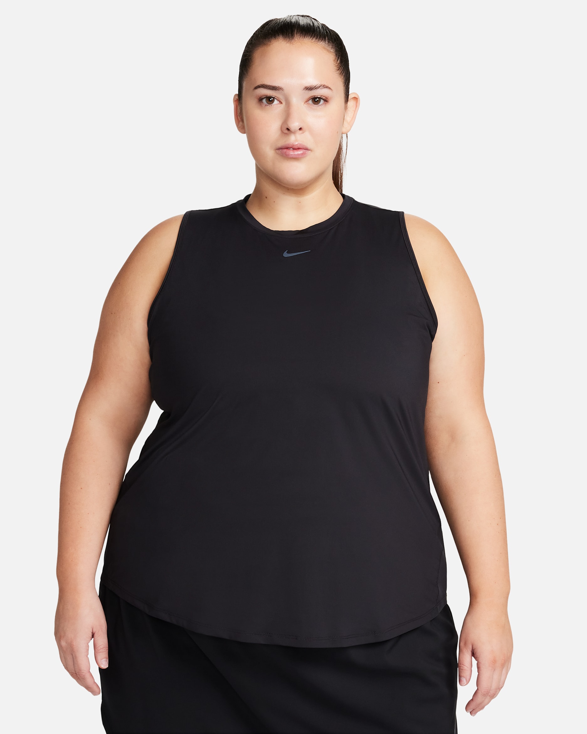 Nike One Classic Women's Dri-FIT Tank Top (Plus Size) - Black/Black