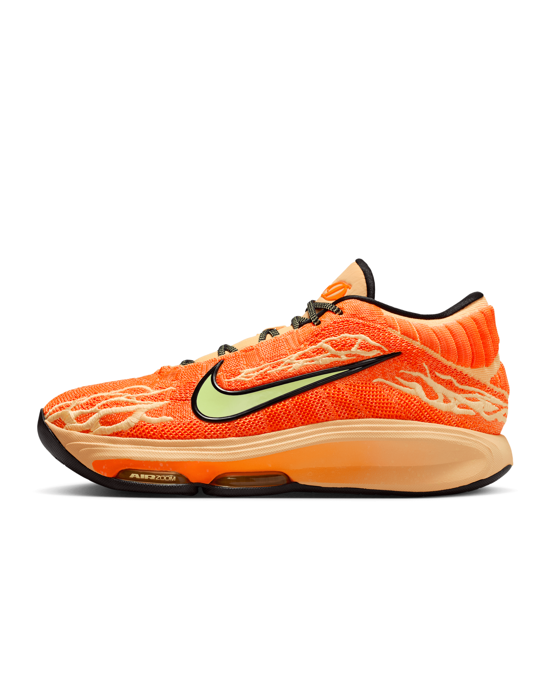Nike G.T. Hustle 3 Basketball Shoes - Melon Tint/Black/Total Orange/Barely Volt