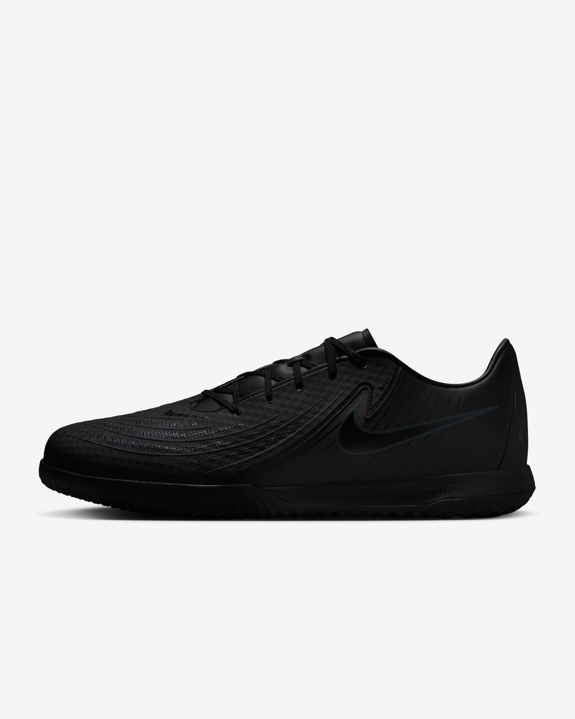Nike Phantom GX 2 Academy Indoor Court Low-Top Football Shoes - Black/Deep Jungle/Black