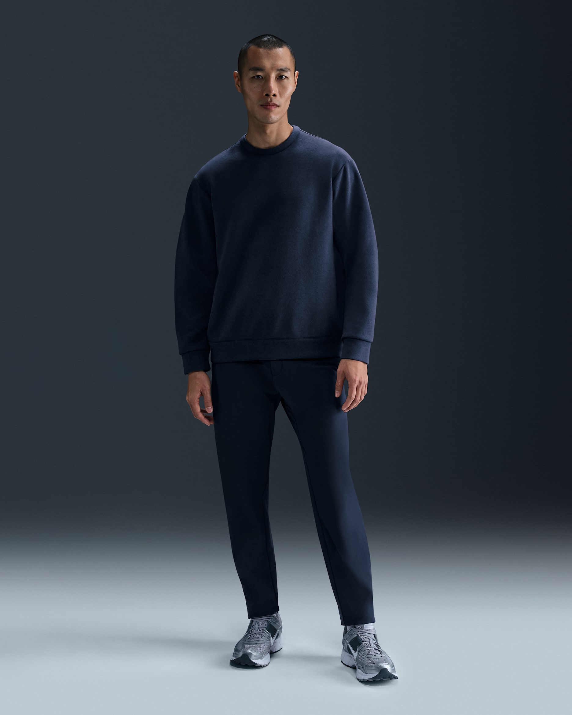 Nike 24.7 PerfectStretch Men's Dri-FIT 5-Pocket Slim-Fit Trousers - Obsidian/Black/Dark Obsidian