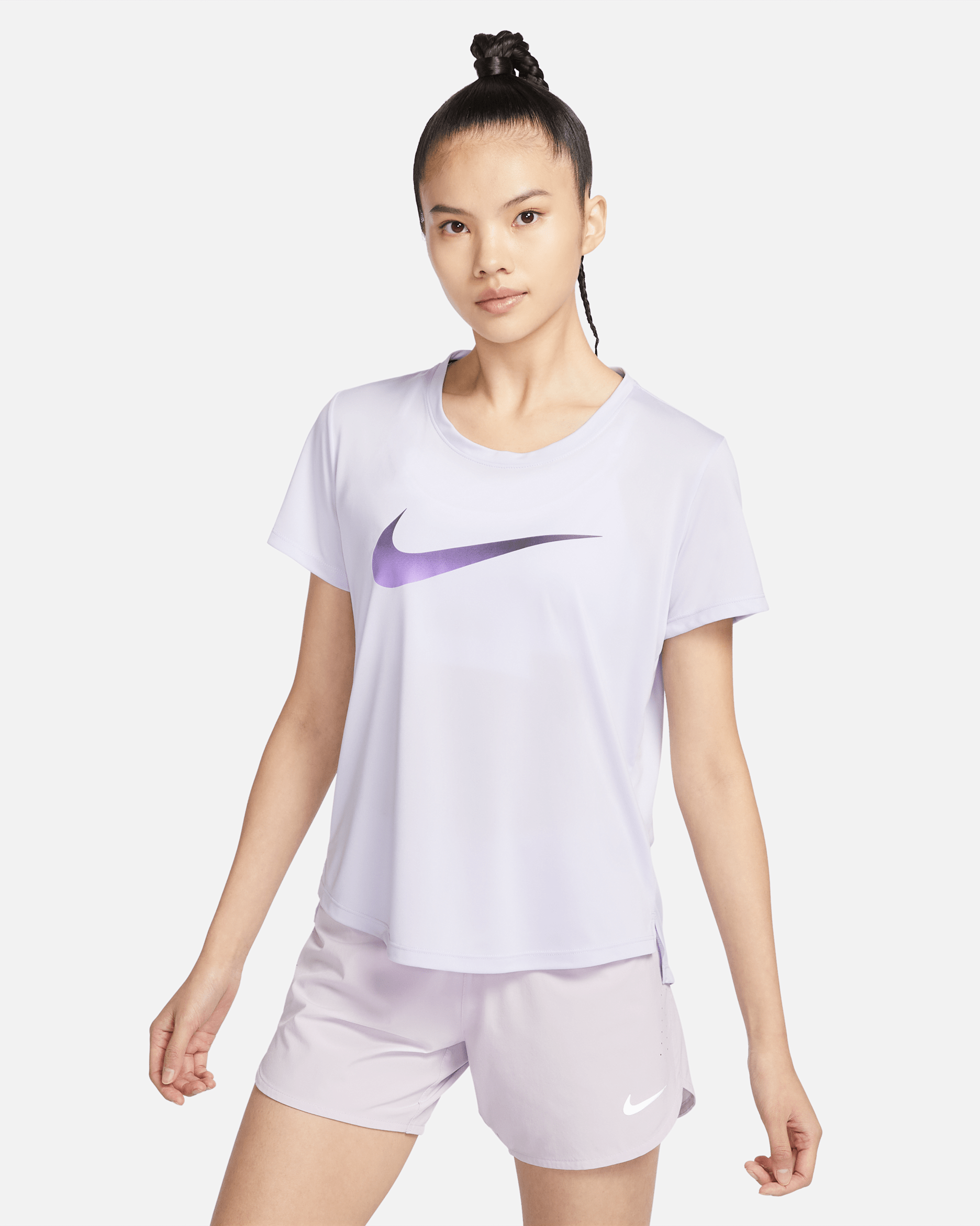Nike Dri-FIT One Women's Short-Sleeve Running Top - Oxygen Purple