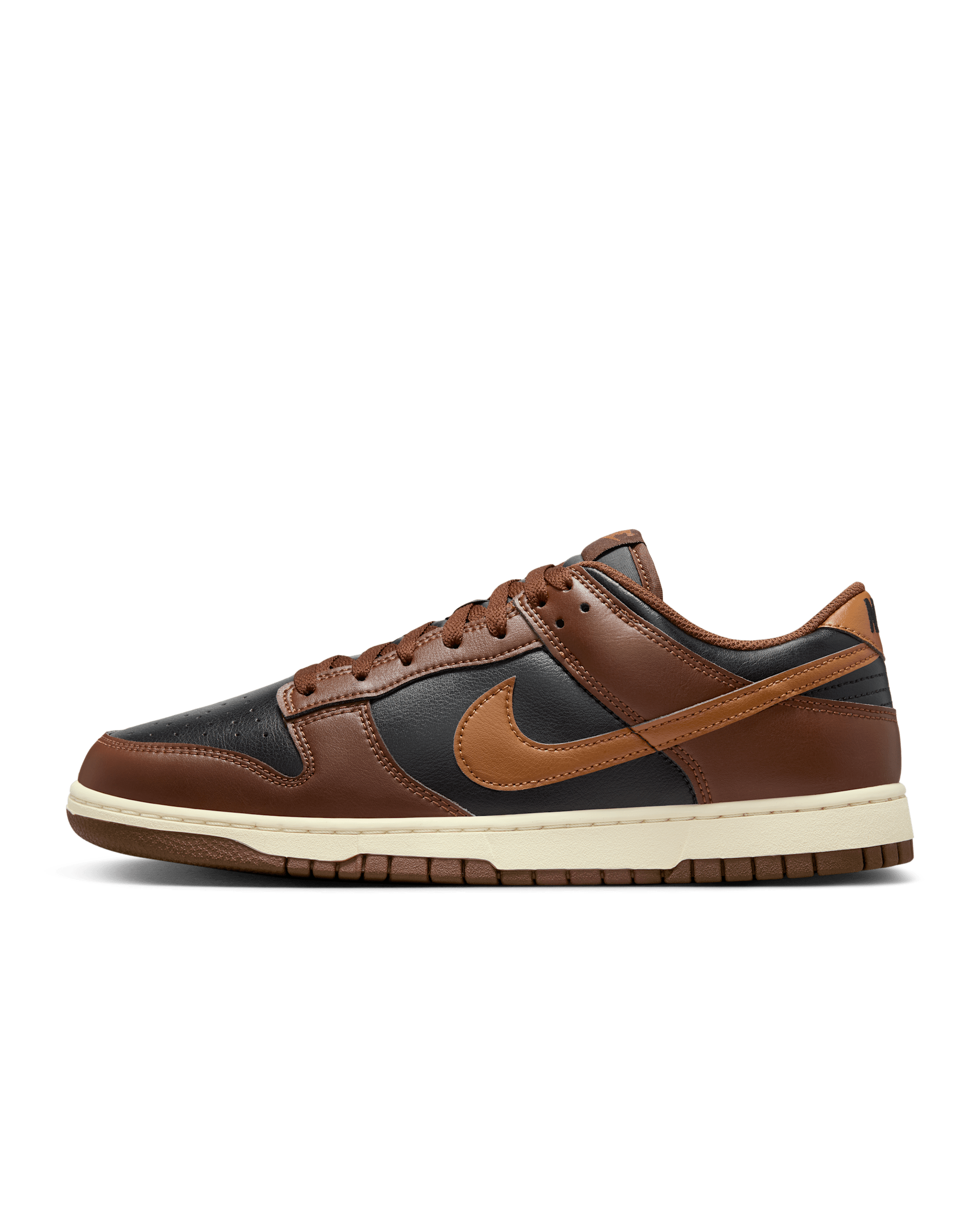 Nike Dunk Low Retro Men's Shoes - Black/Cacao Wow/Coconut Milk/British Tan