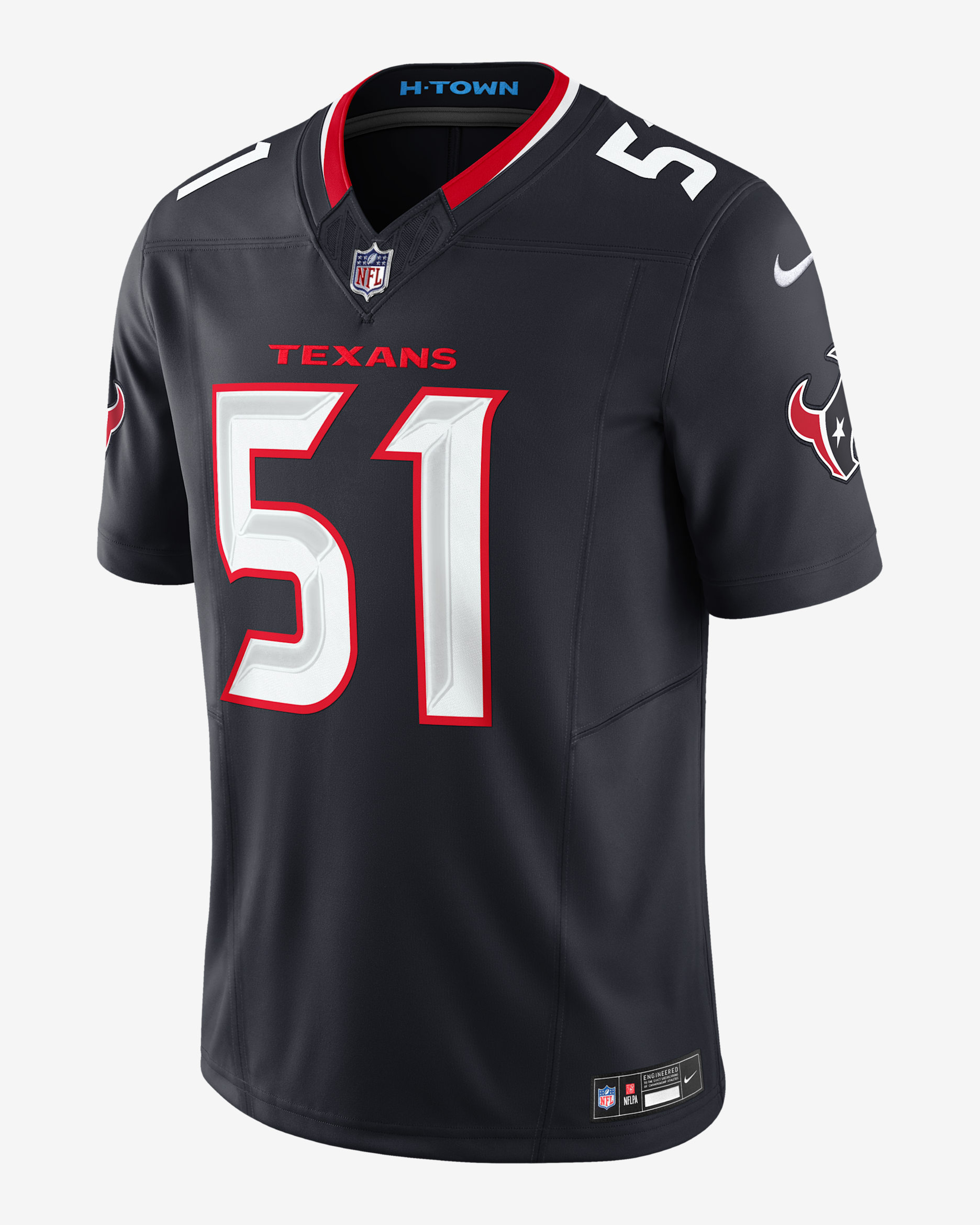 Jersey de fútbol americano Nike Dri-FIT de la NFL Limited para hombre Will Anderson Jr. Houston Texans - Azul marino