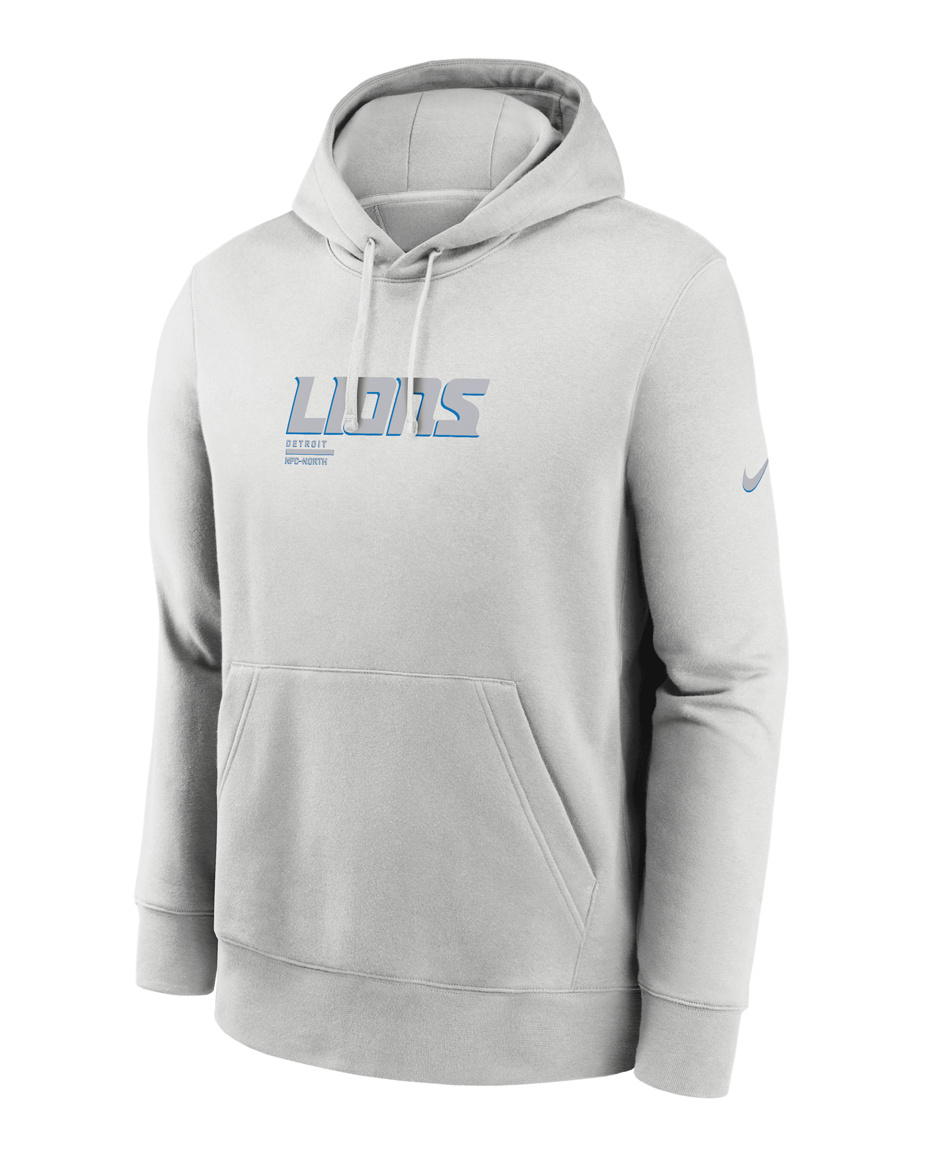 Detroit Lions Slot Receiver Club Men's Nike NFL Pullover Hoodie - Grey
