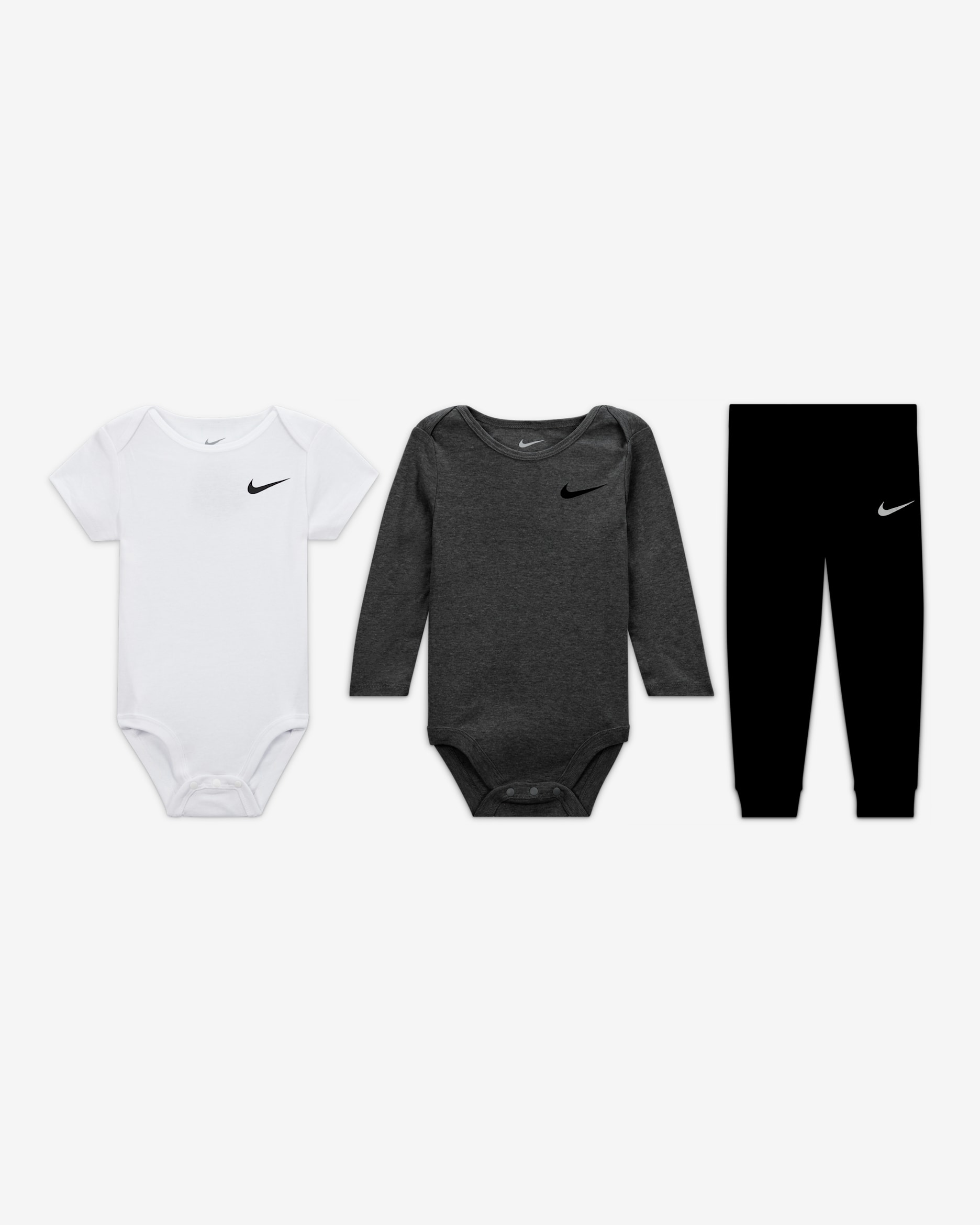 Nike Baby Essentials Baby (12-24M) 3-Piece Pants Set - Black