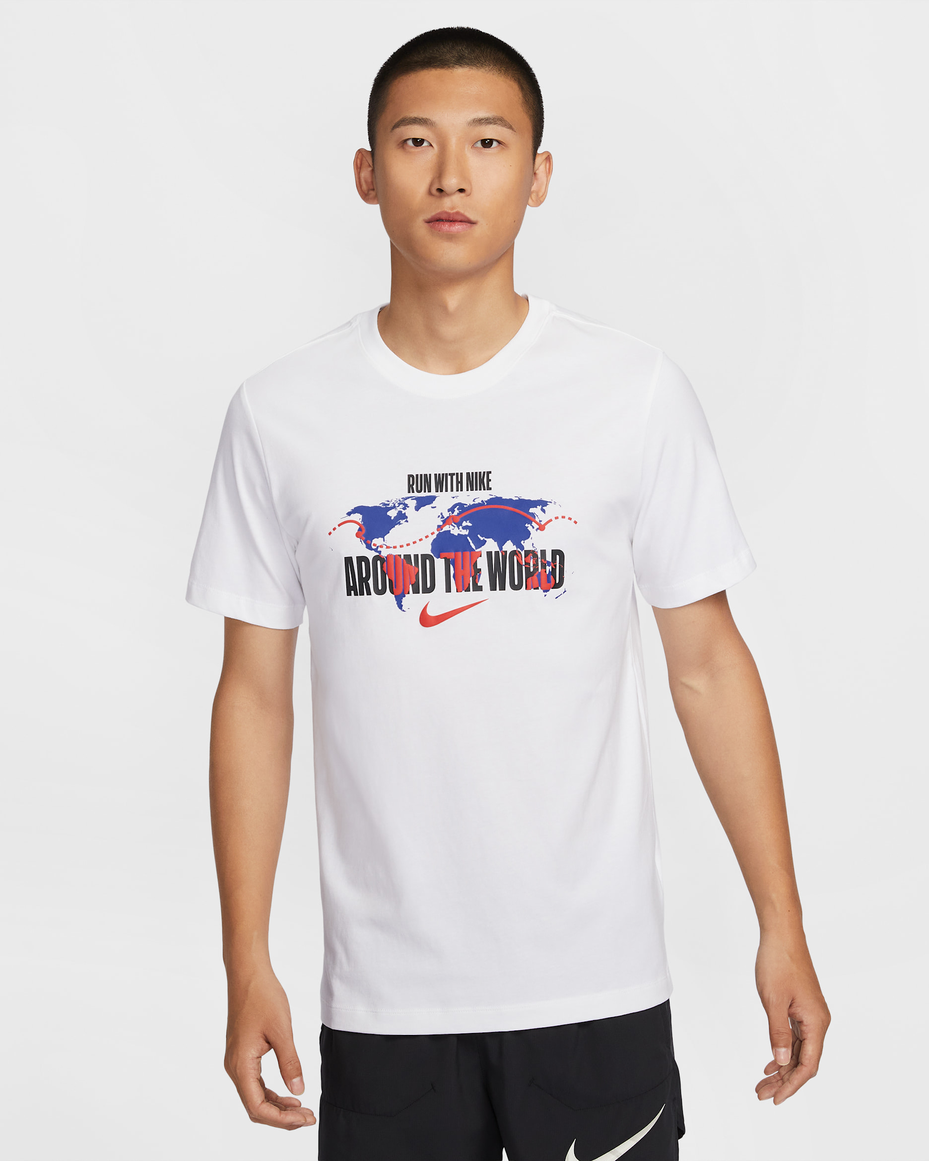 Nike Men's Running T-Shirt - White